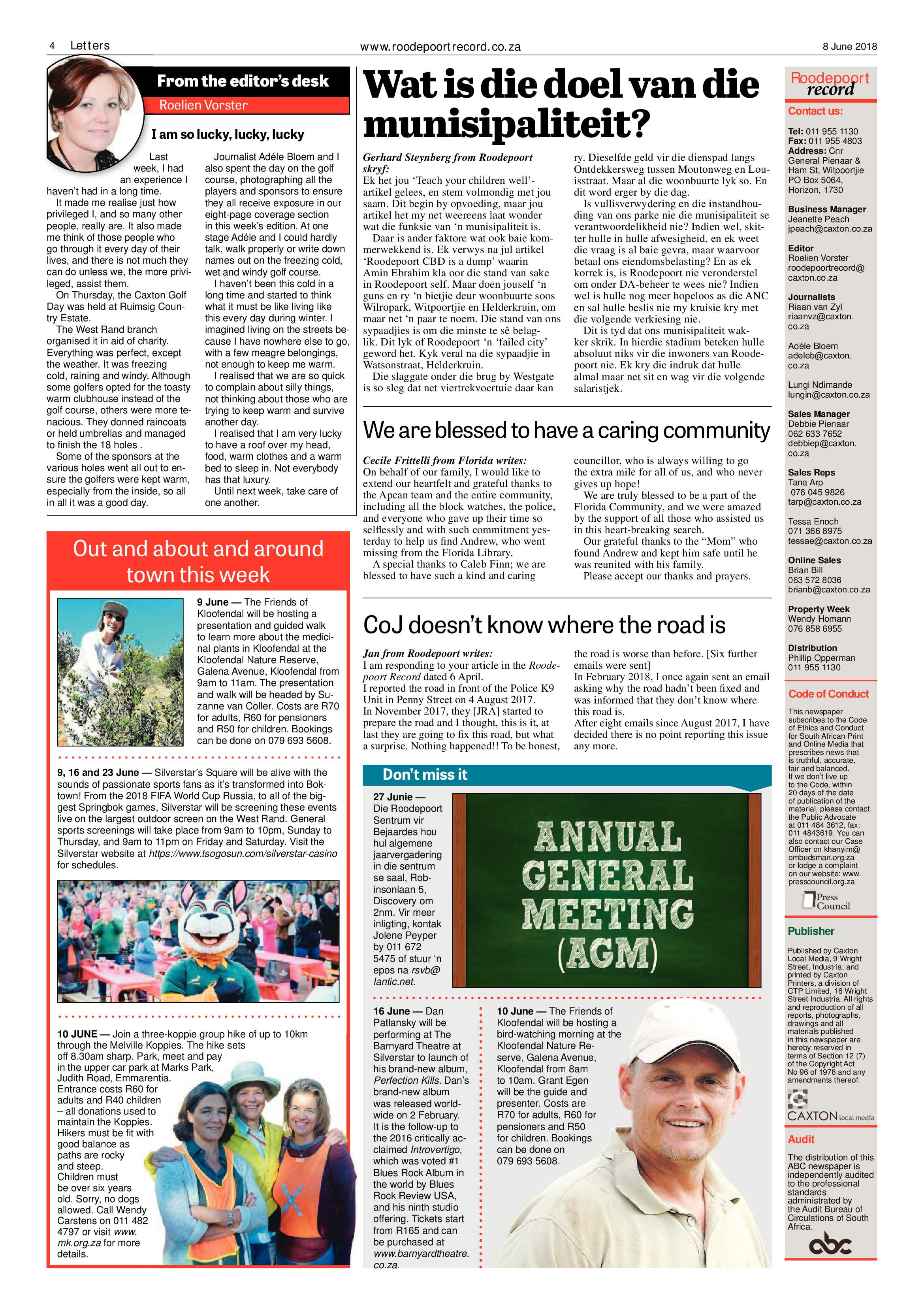Roodepoort Record 8 June 2018 page 4