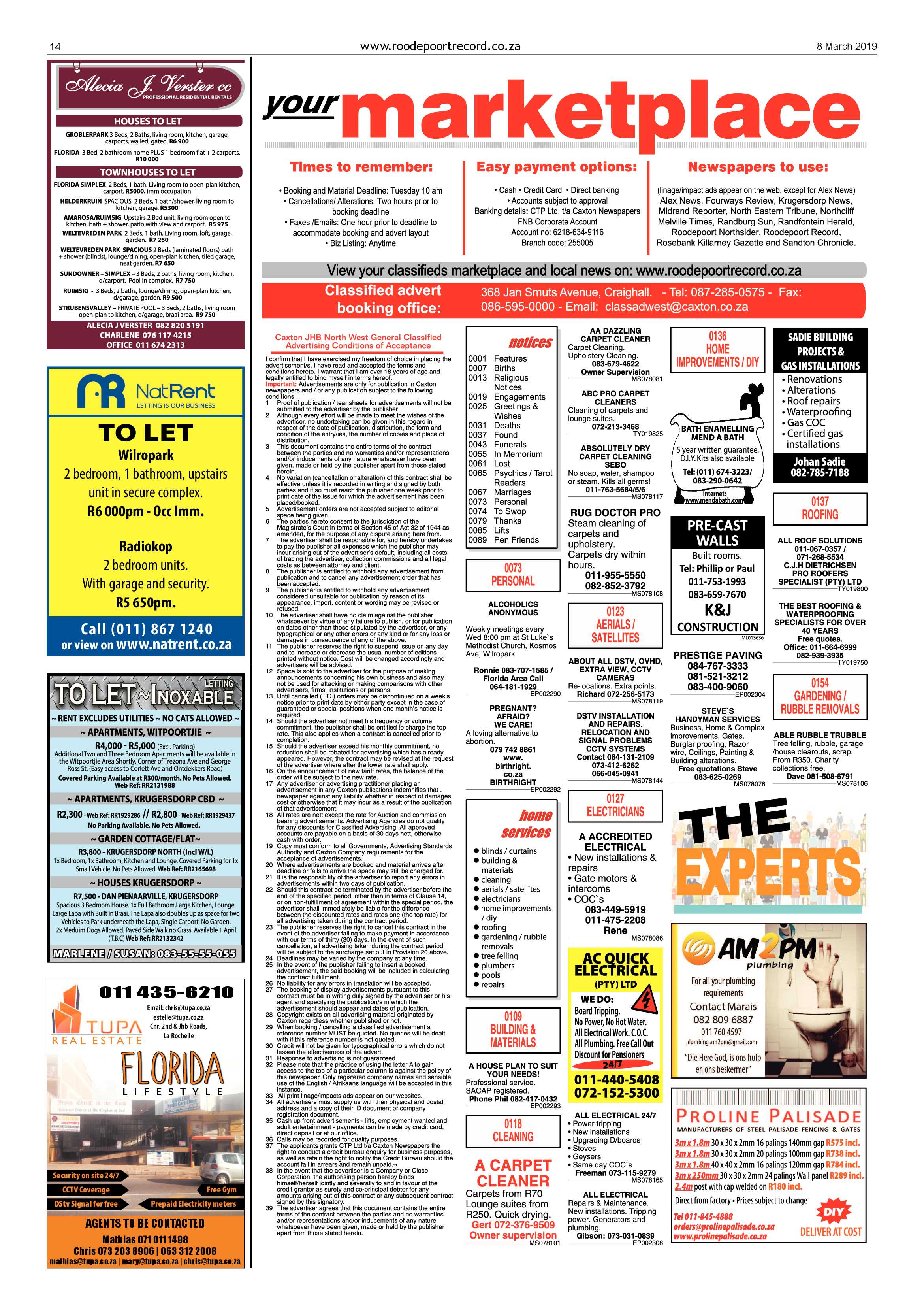 Roodepoort Record 8 March 2019 page 14