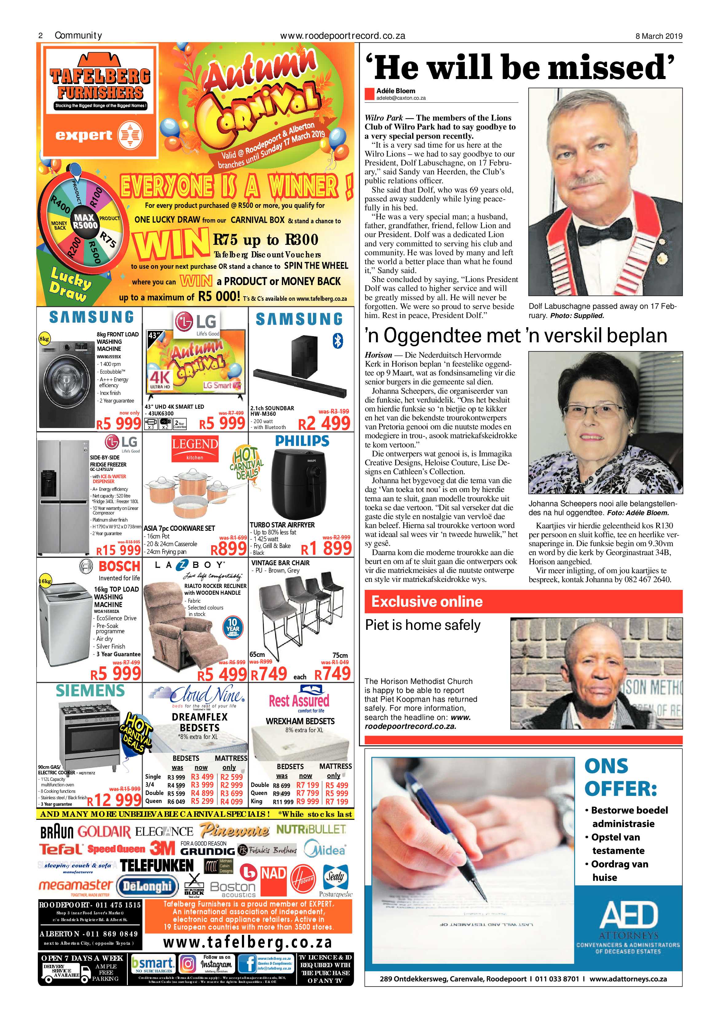 Roodepoort Record 8 March 2019 page 2