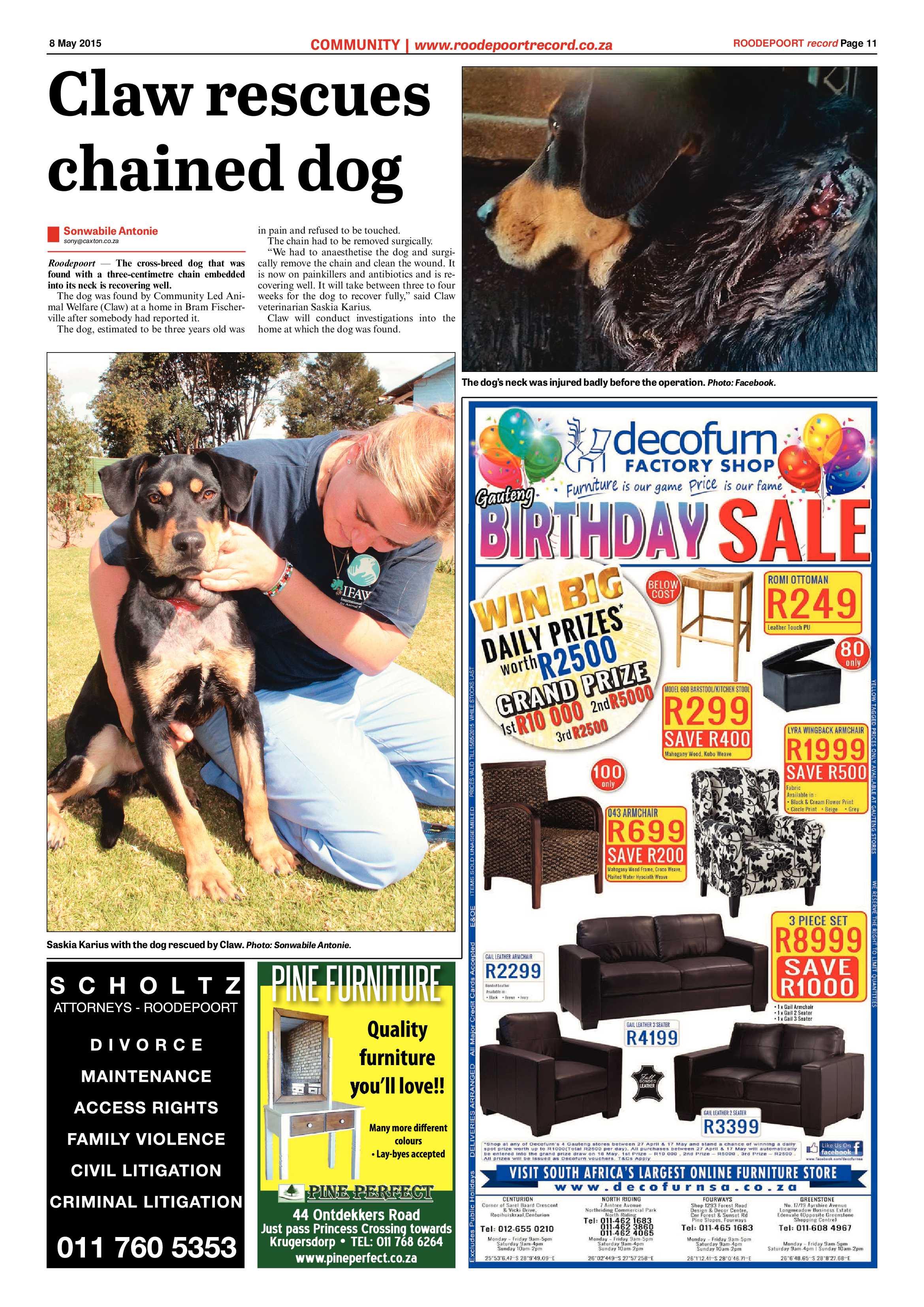 Roodepoort Record 8 May 2015 page 19