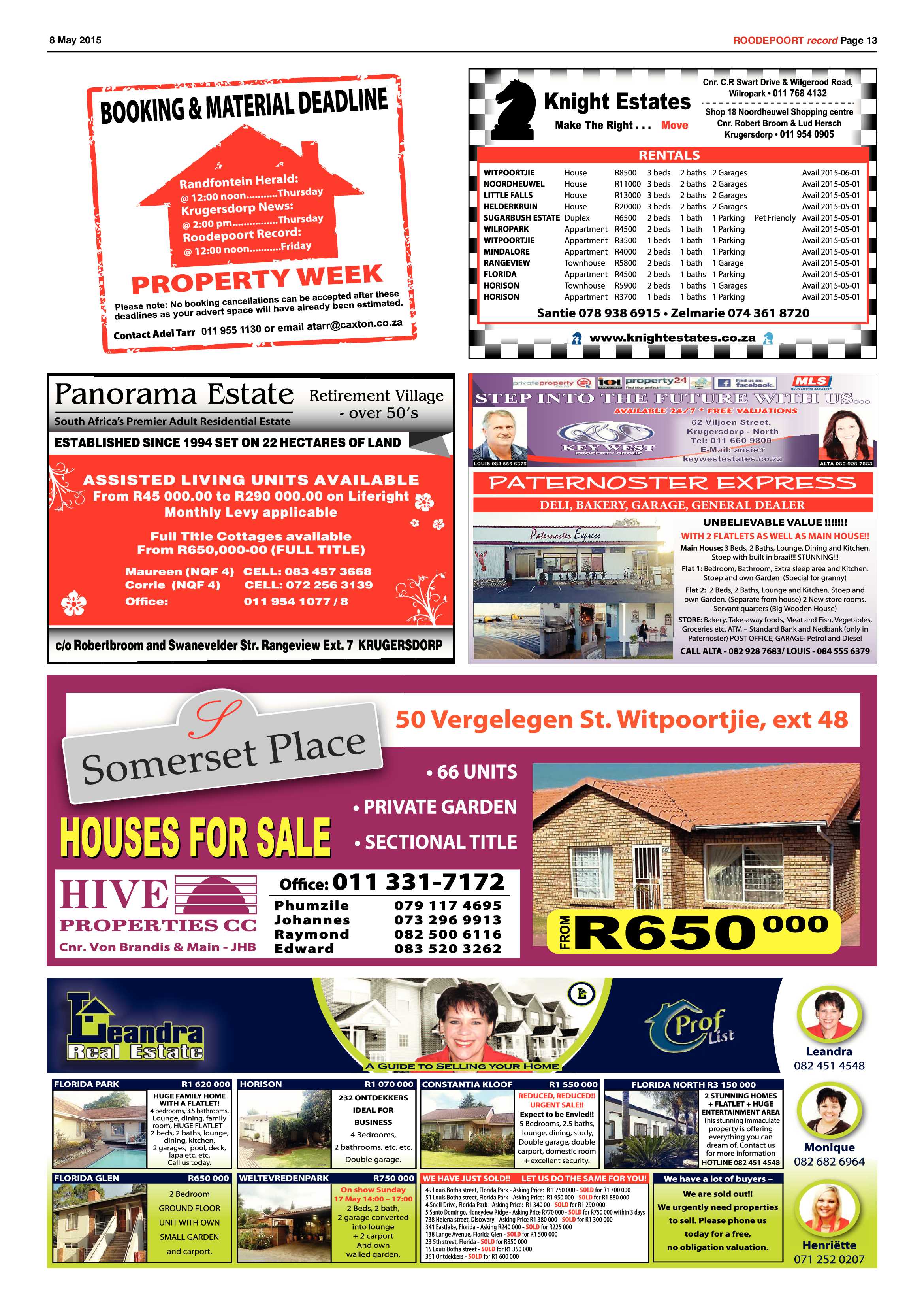 Roodepoort Record 8 May 2015 page 21