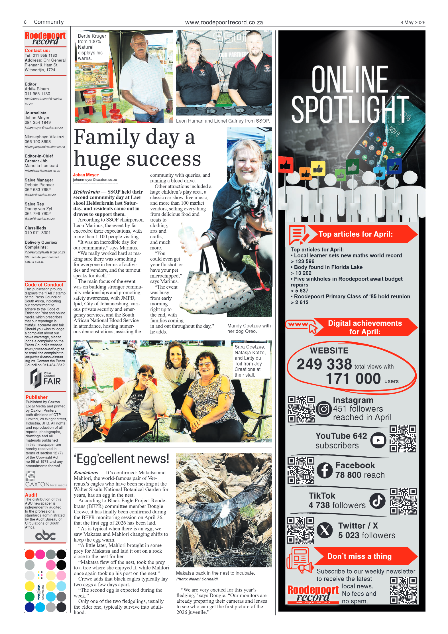 Roodepoort Record 8 May 2026 page 6