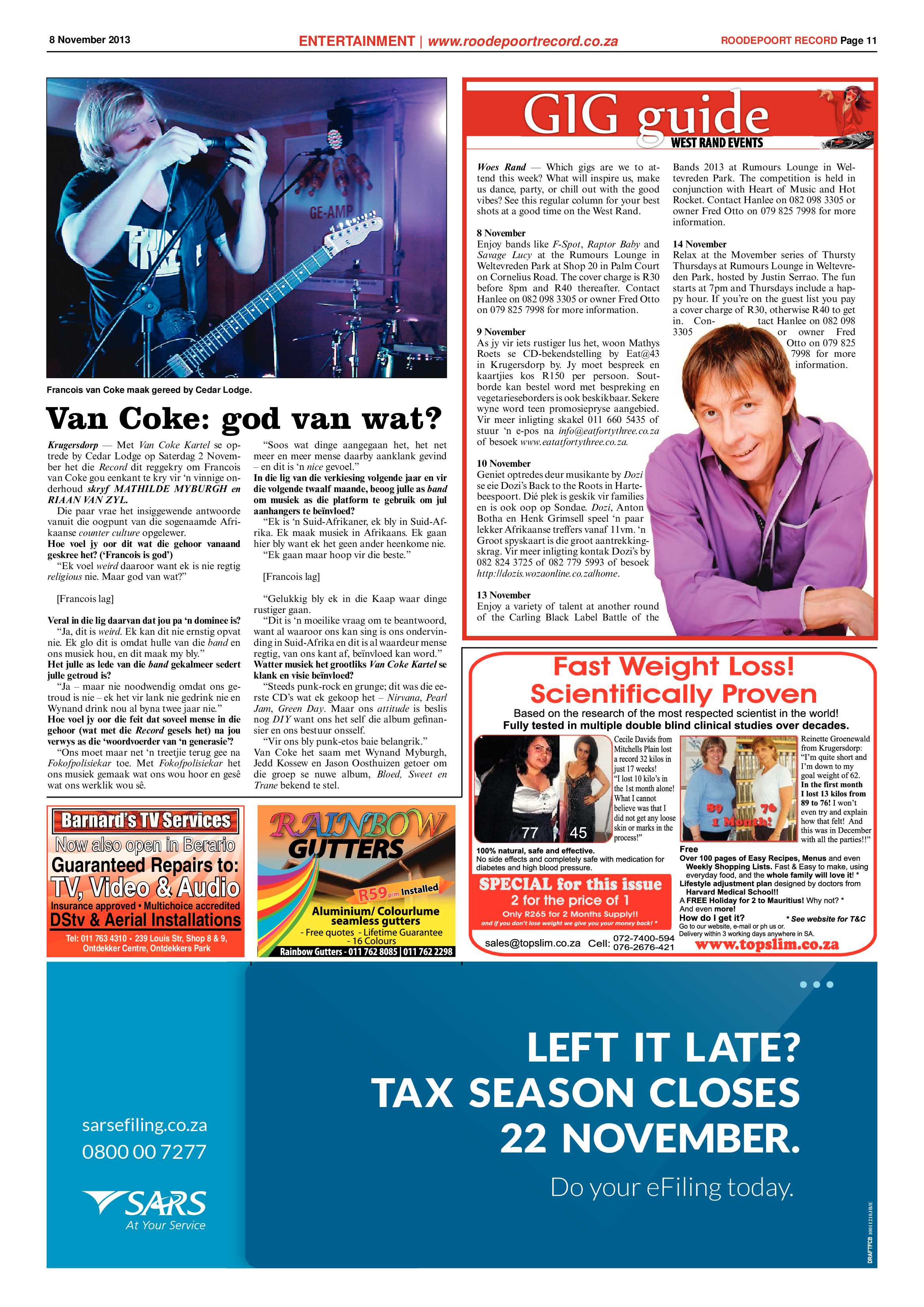 Roodepoort Record 8 November 2013 page 11