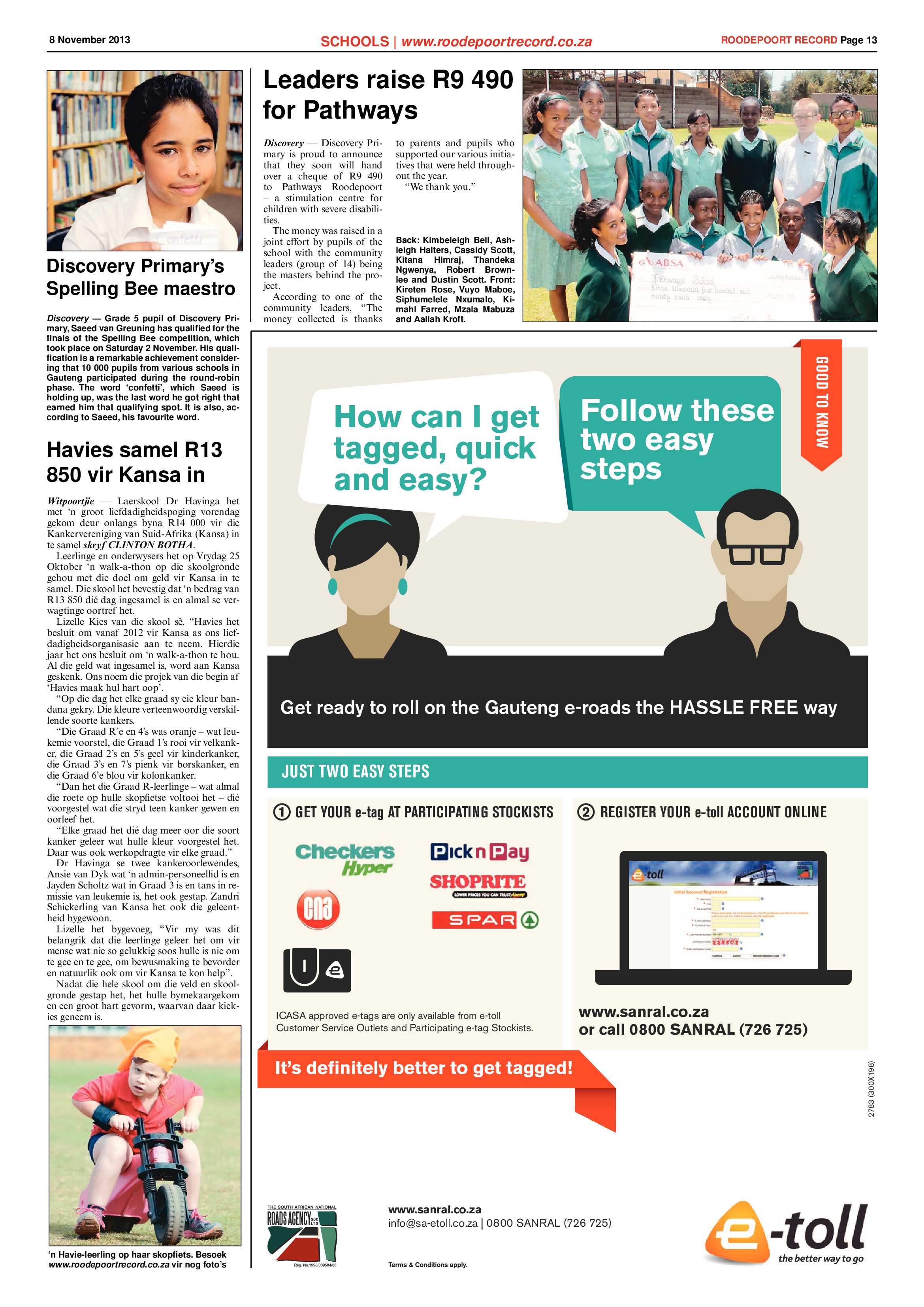Roodepoort Record 8 November 2013 page 13