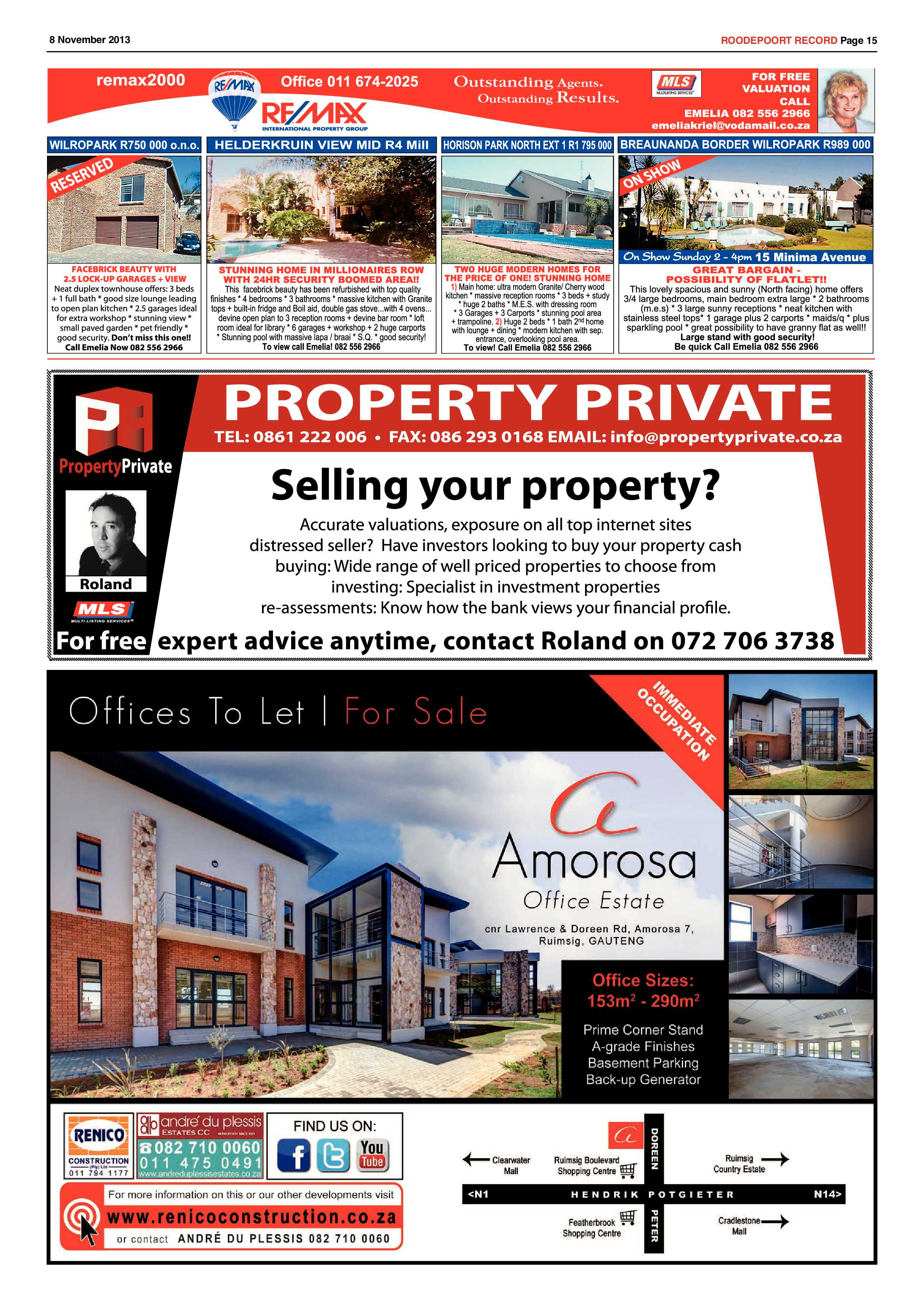 Roodepoort Record 8 November 2013 page 15