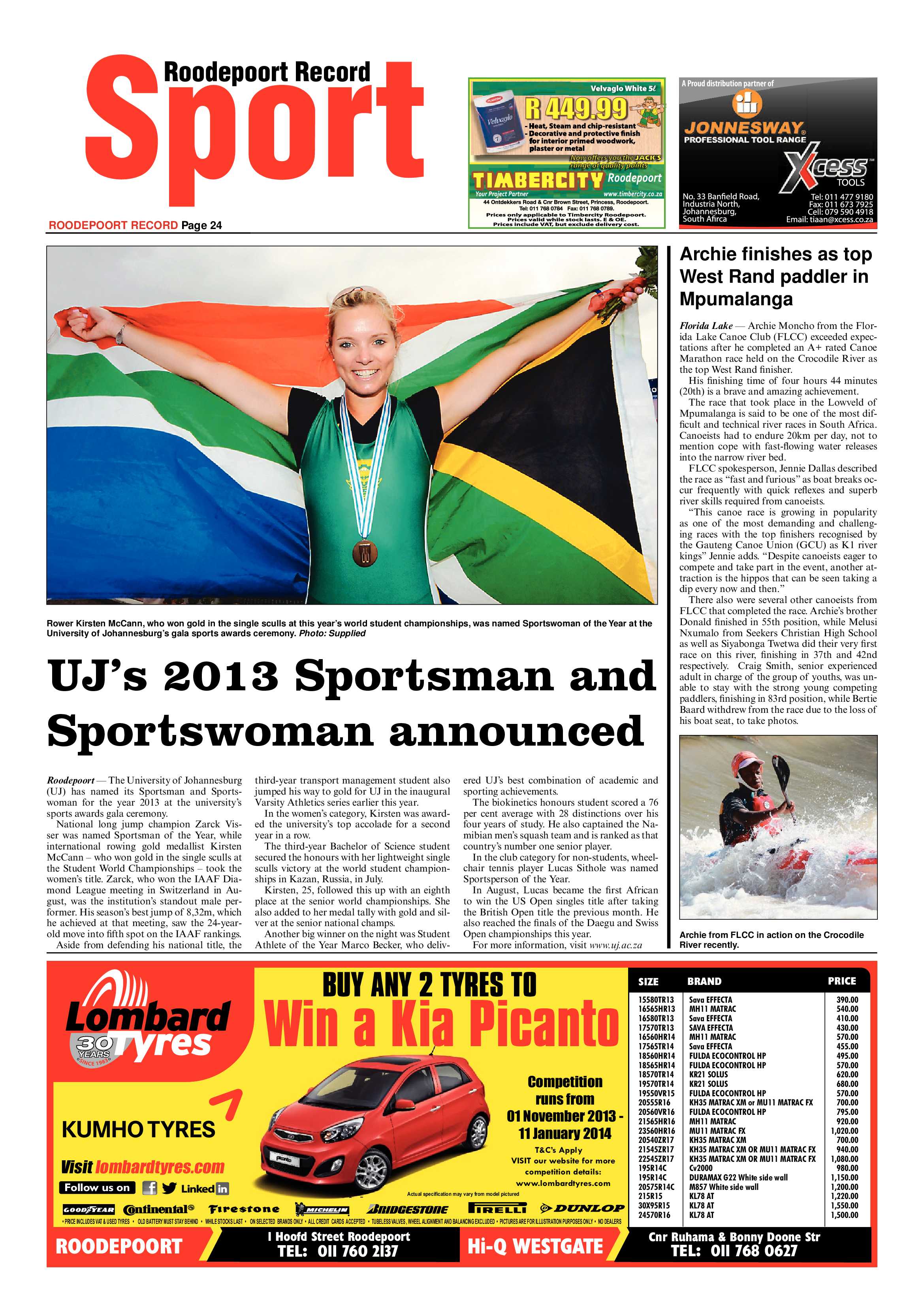 Roodepoort Record 8 November 2013 page 24