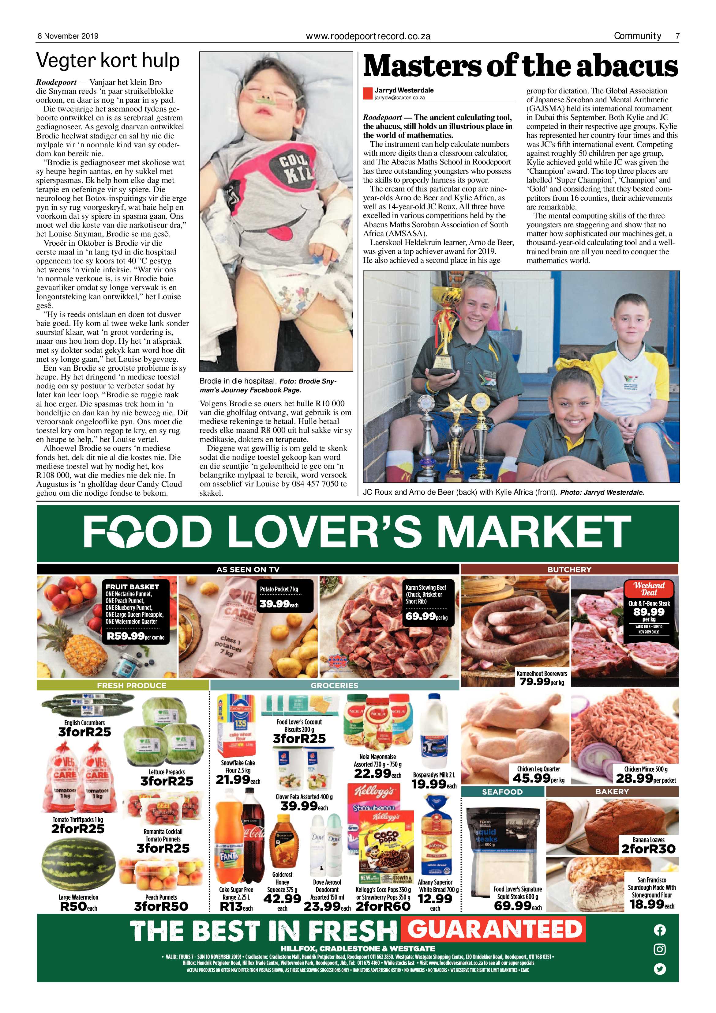 Roodepoort Record 8 November 2019 page 7