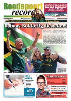 Roodepoort Record 8 November 2019