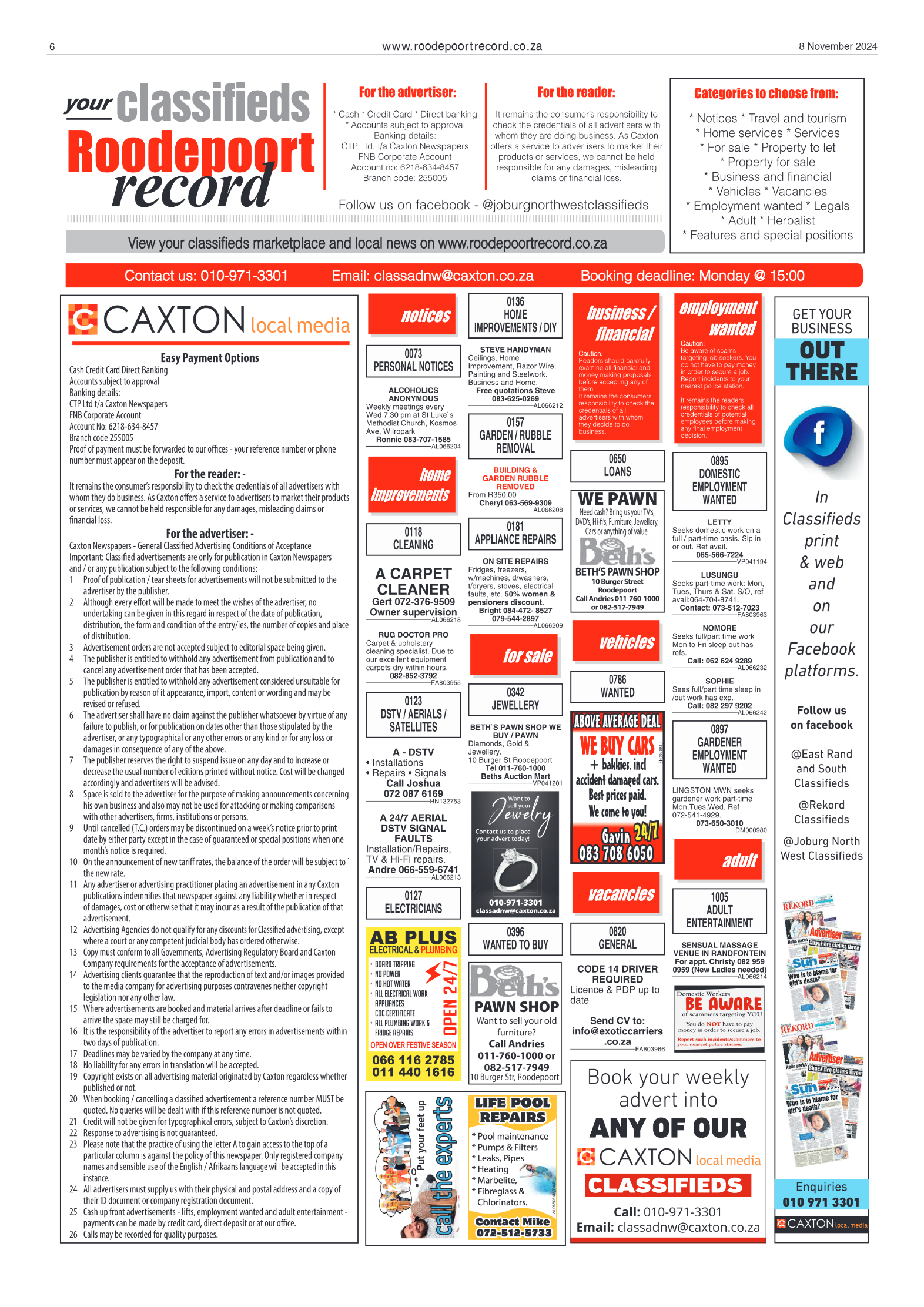 Roodepoort Record 8 November 2024 page 6