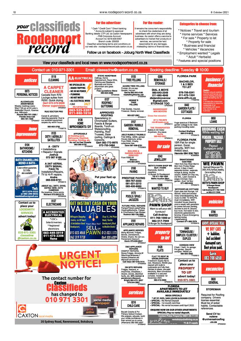 Roodepoort Record 8 October 2021 page 10