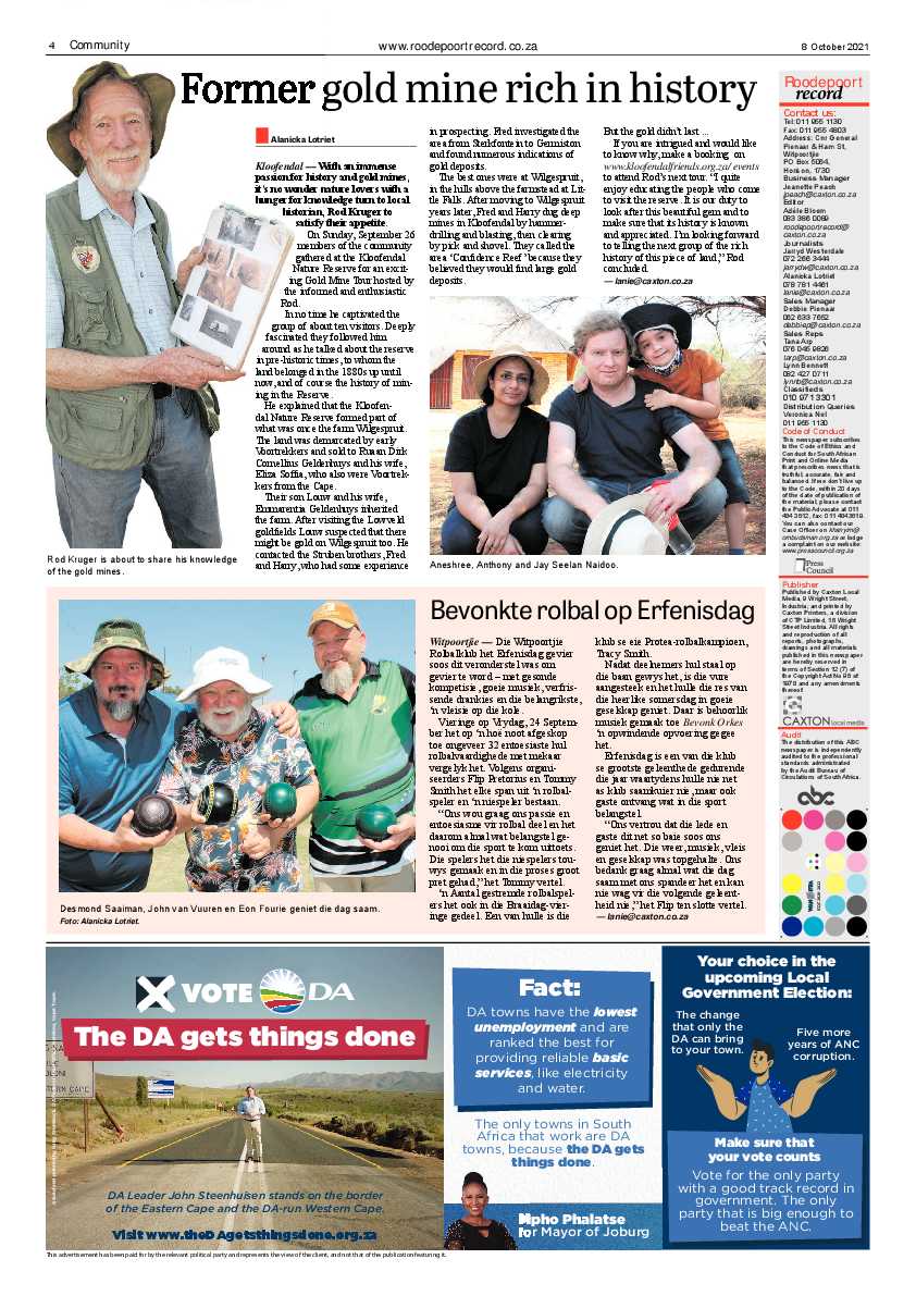 Roodepoort Record 8 October 2021 page 4