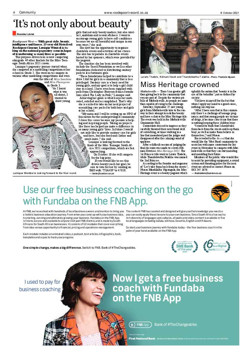 Roodepoort Record 8 October 2021 page 6