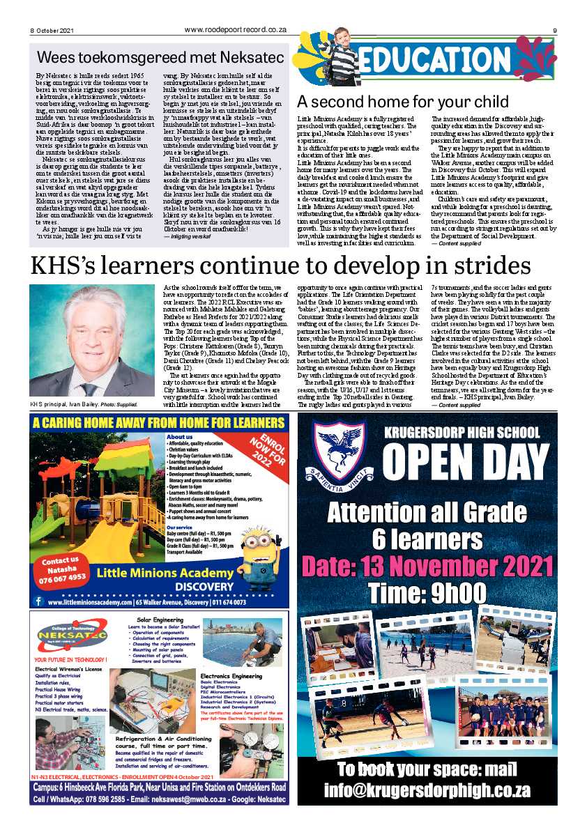 Roodepoort Record 8 October 2021 page 9