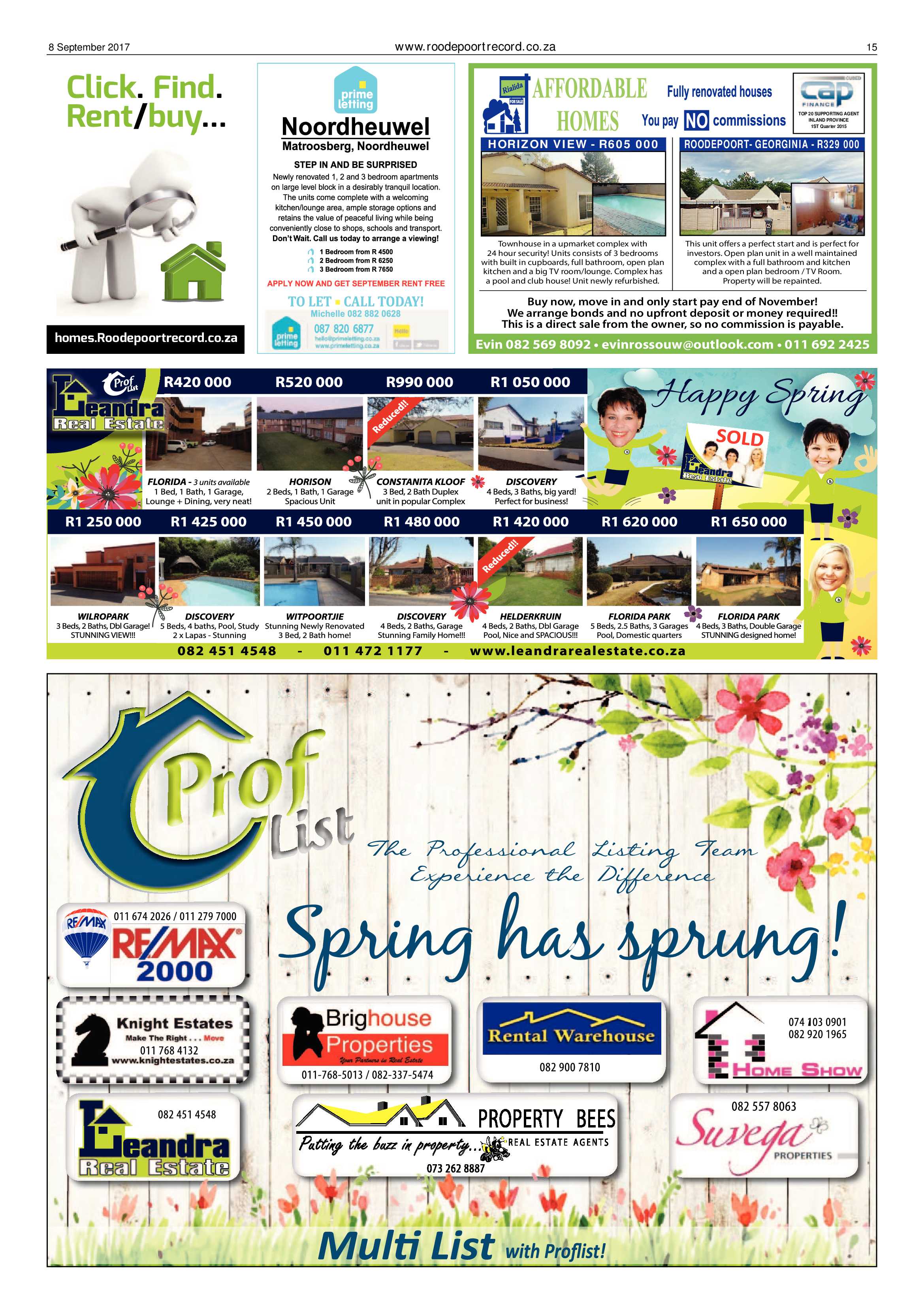Roodepoort Record 8 September 2017 page 15