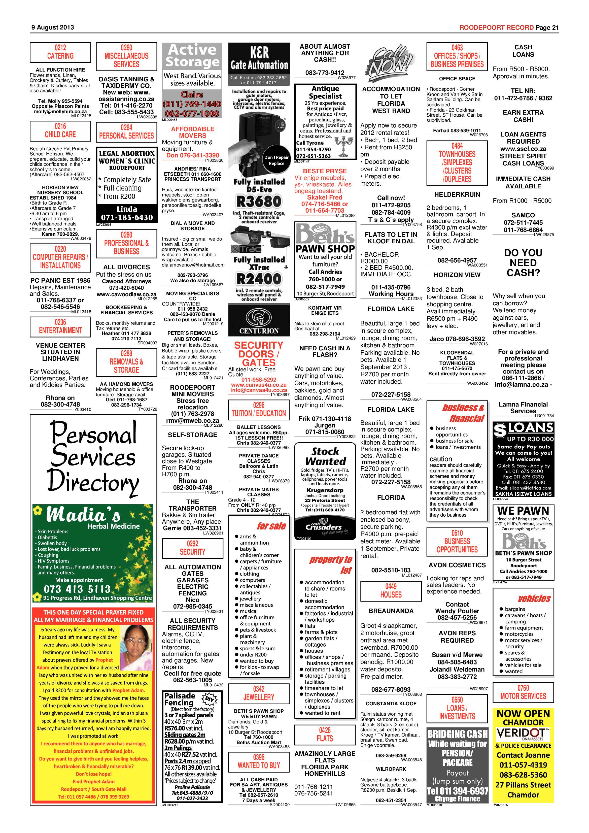 Get it Joburg West – September 2015 page 21