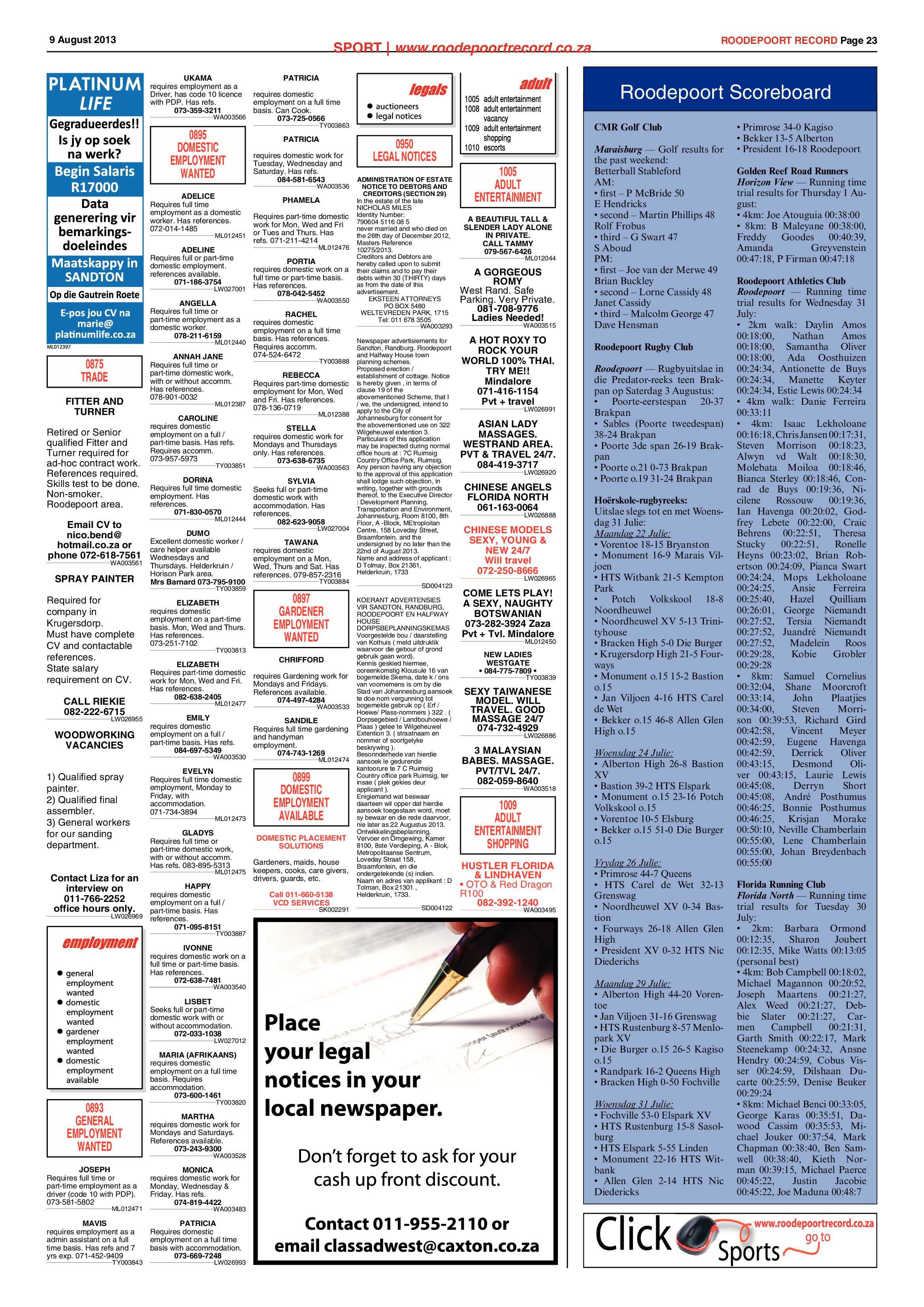 Get it Joburg West – September 2015 page 23