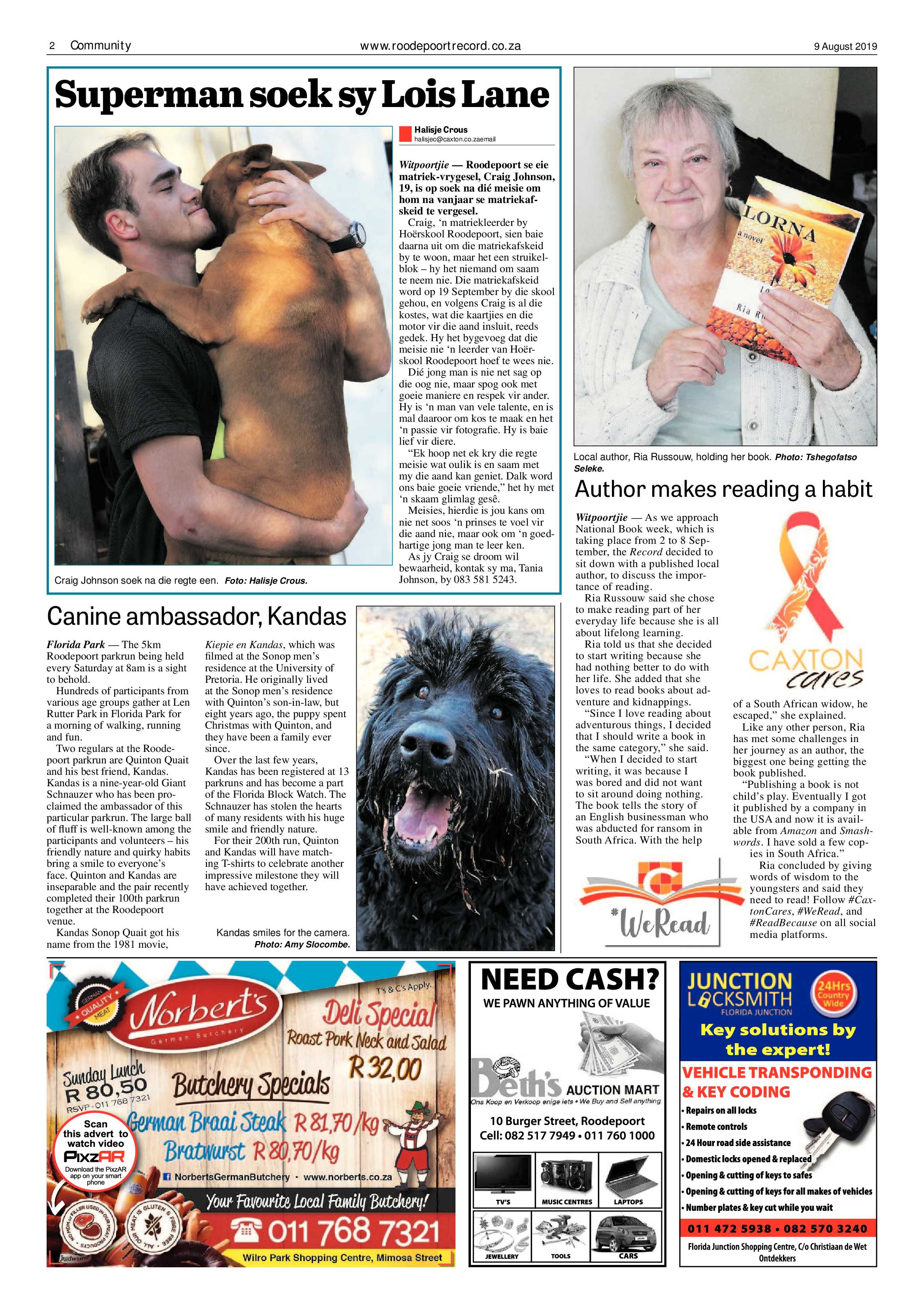 Roodepoort Record 9 August 2019 page 2