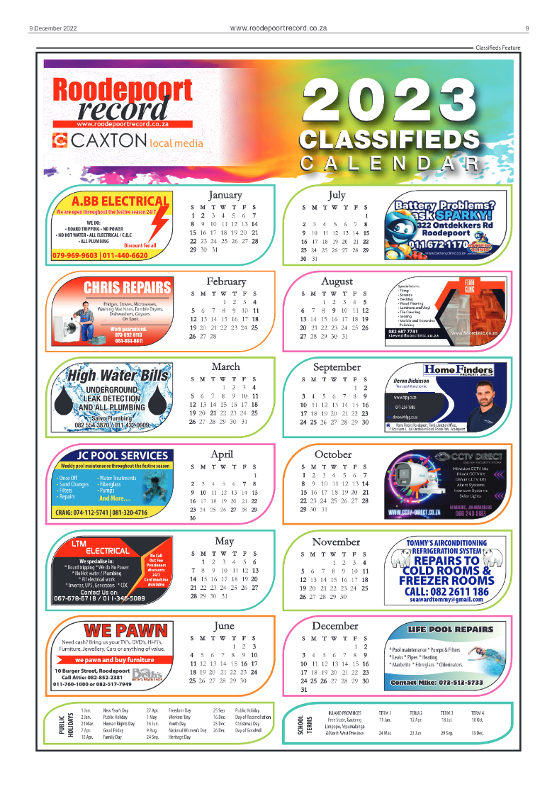 Roodepoort Record 9 December 2022 page 9