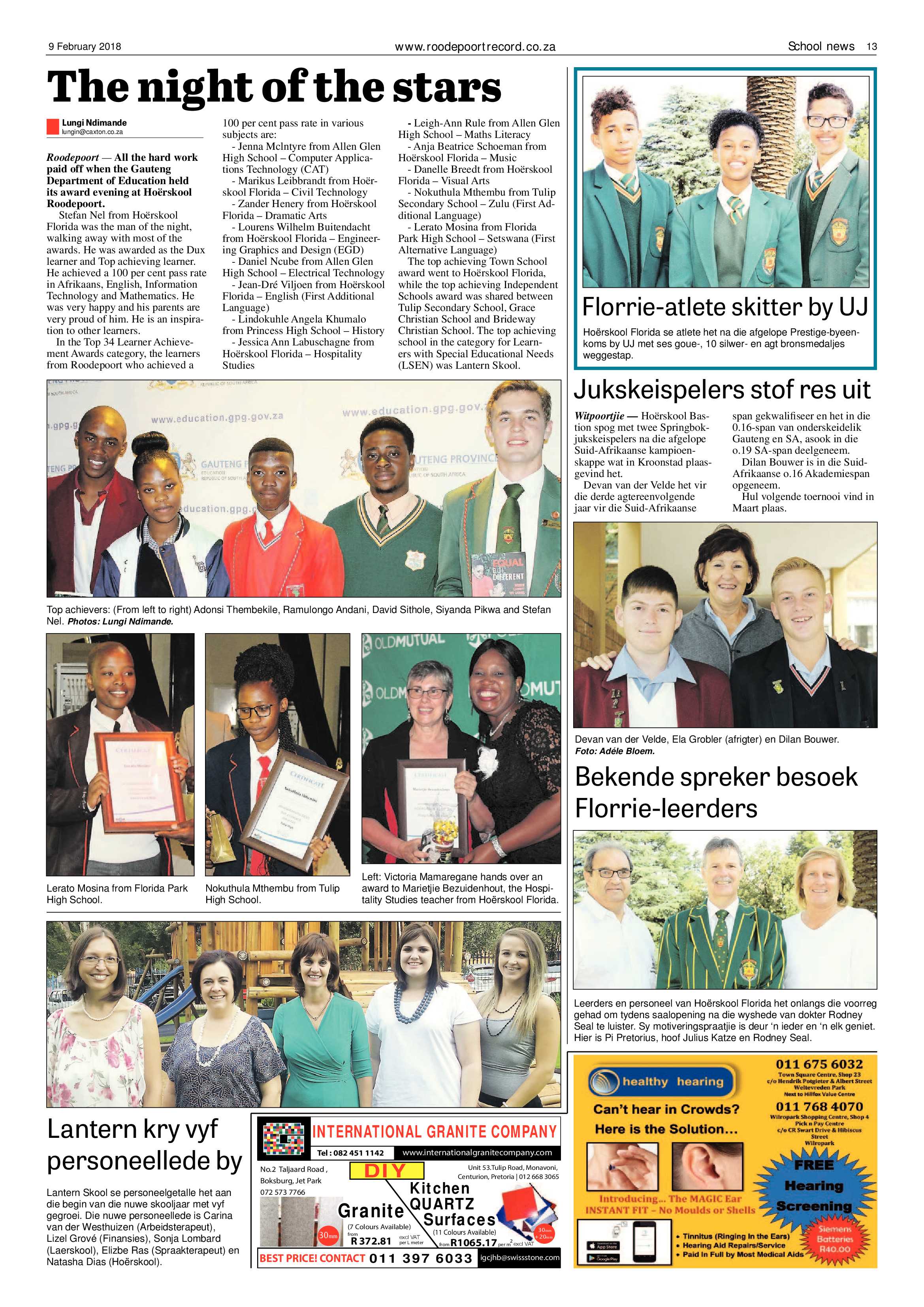 Roodepoort Record 9 February 2018 page 13