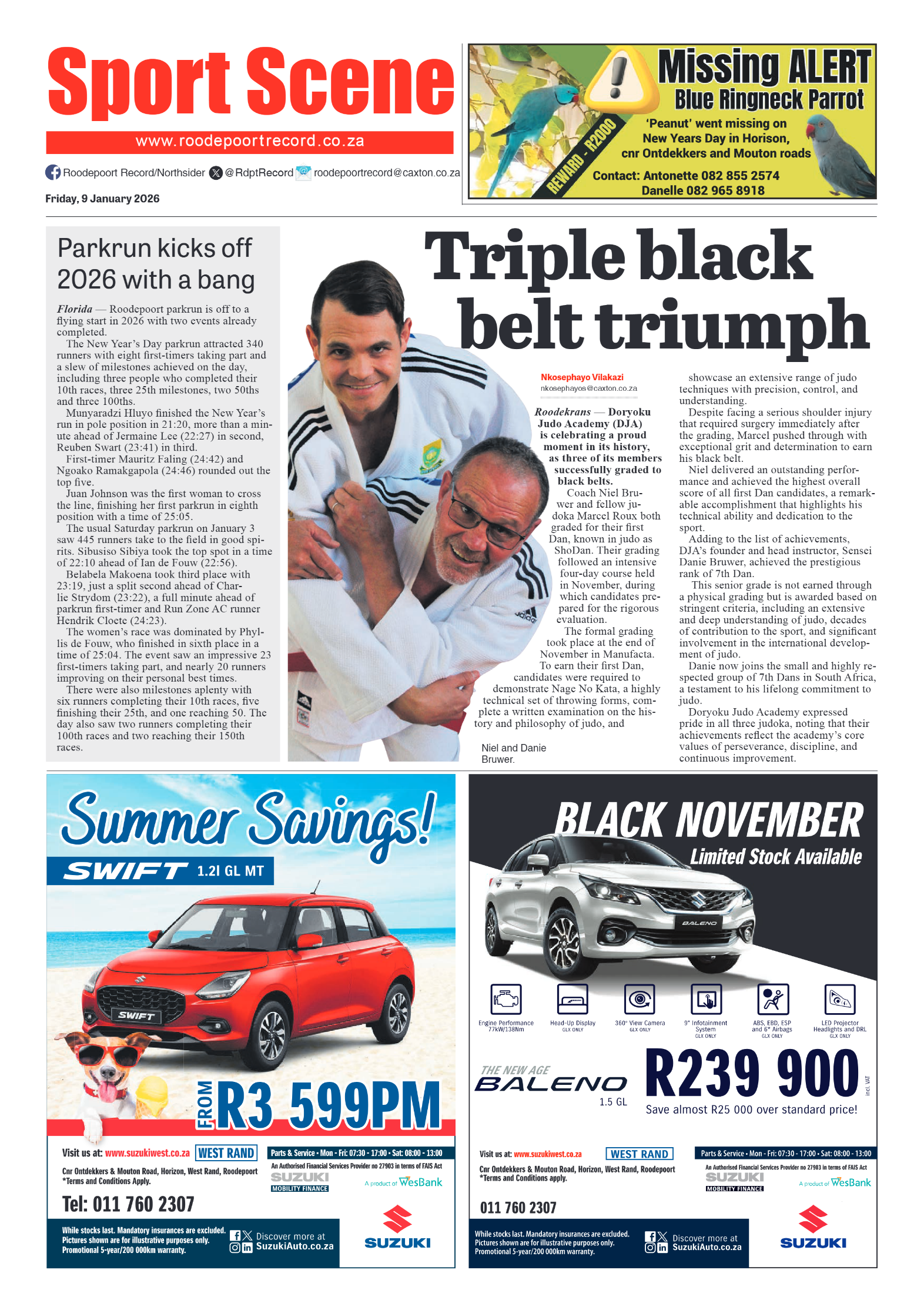 Roodepoort Record 9 January 2026 page 8