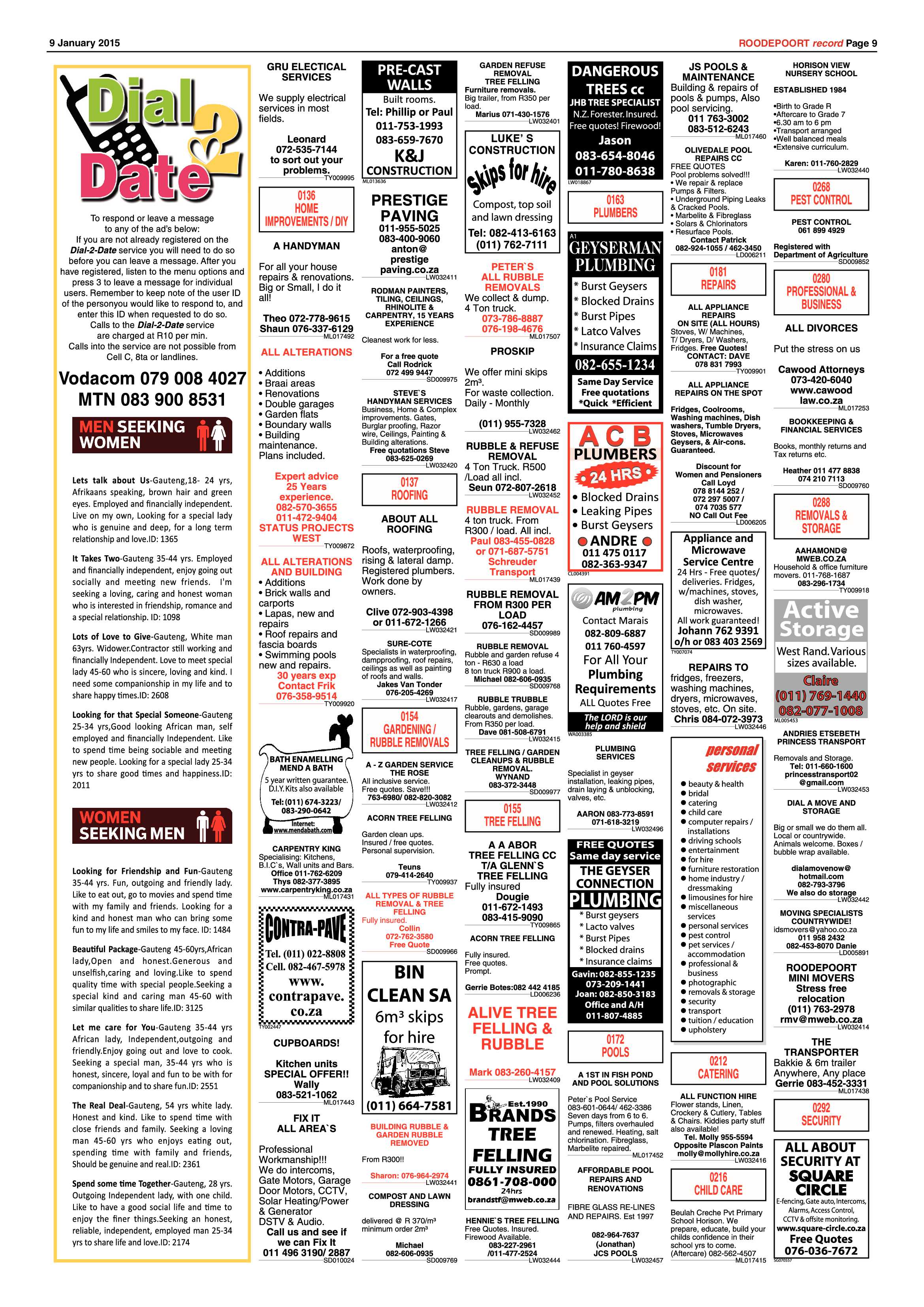 Roodepoort Record 9 January 2015 page 13