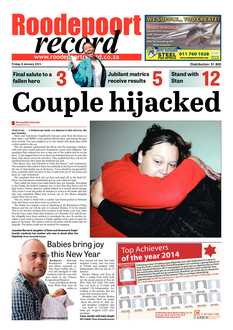 Roodepoort Record 9 January 2015