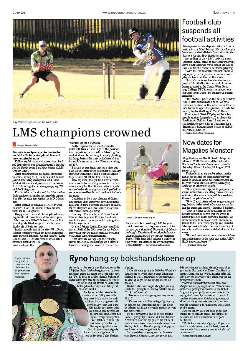 Roodepoort Record 9 July 2021 page 11