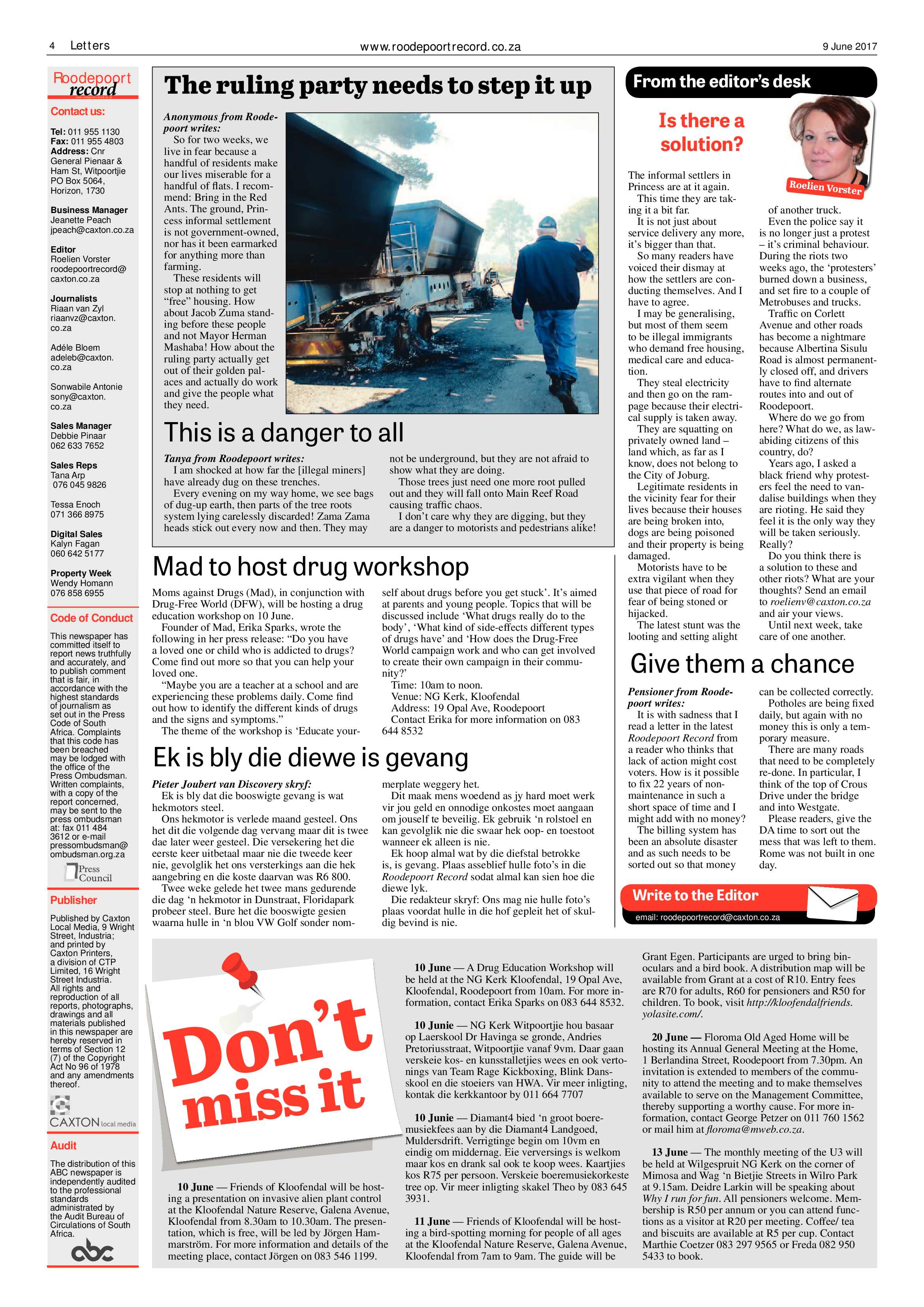 Roodepoort Record 9 June 2017 page 4