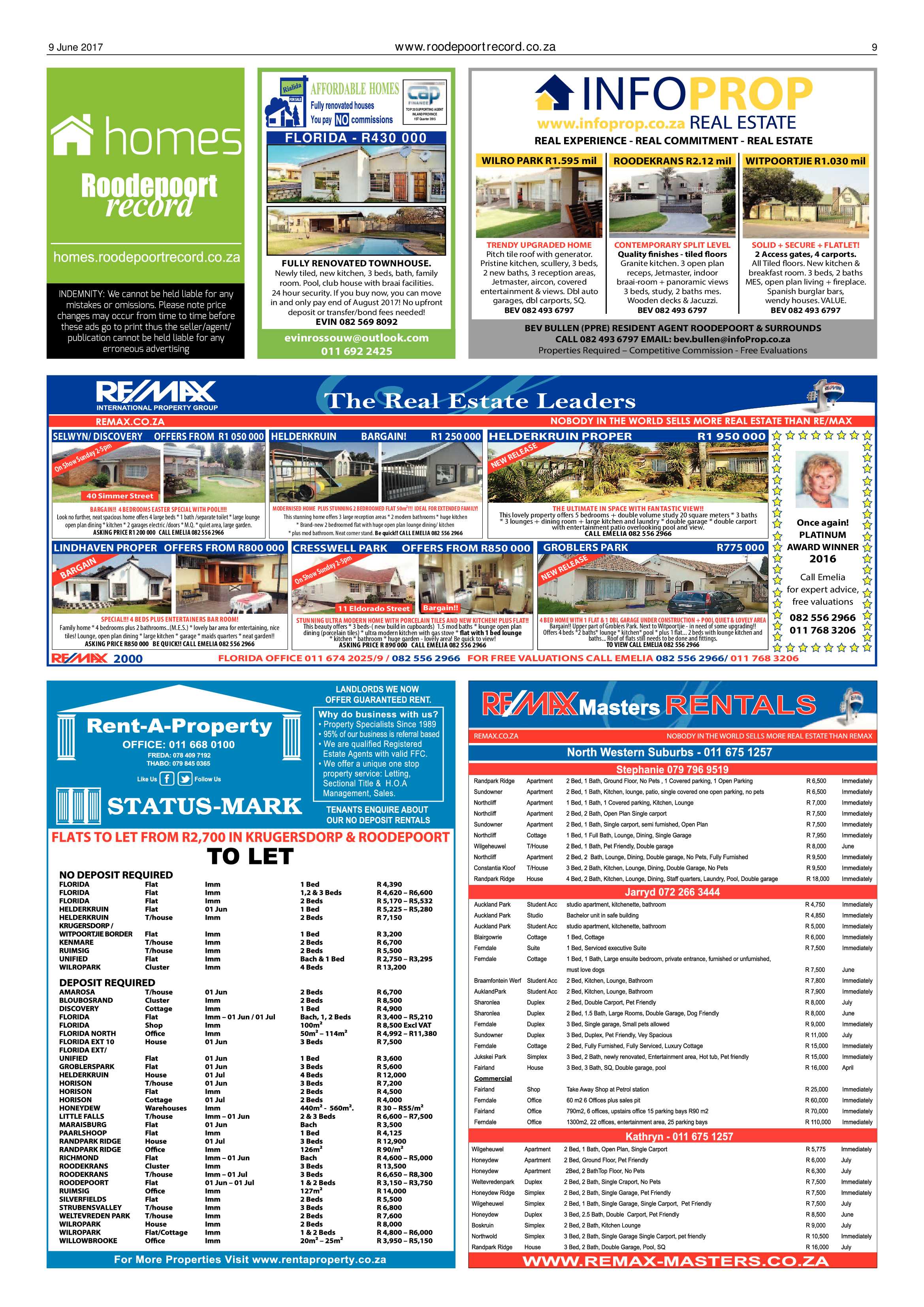 Roodepoort Record 9 June 2017 page 9