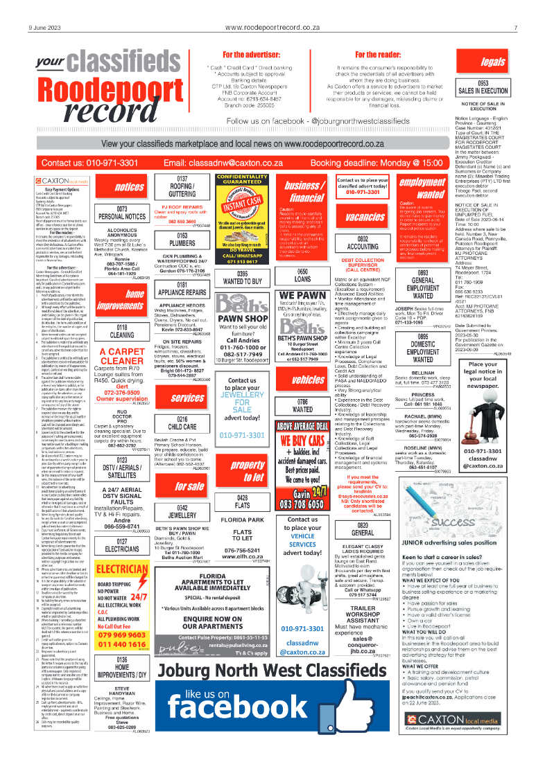 Roodepoort Record 9 June 2023 page 7