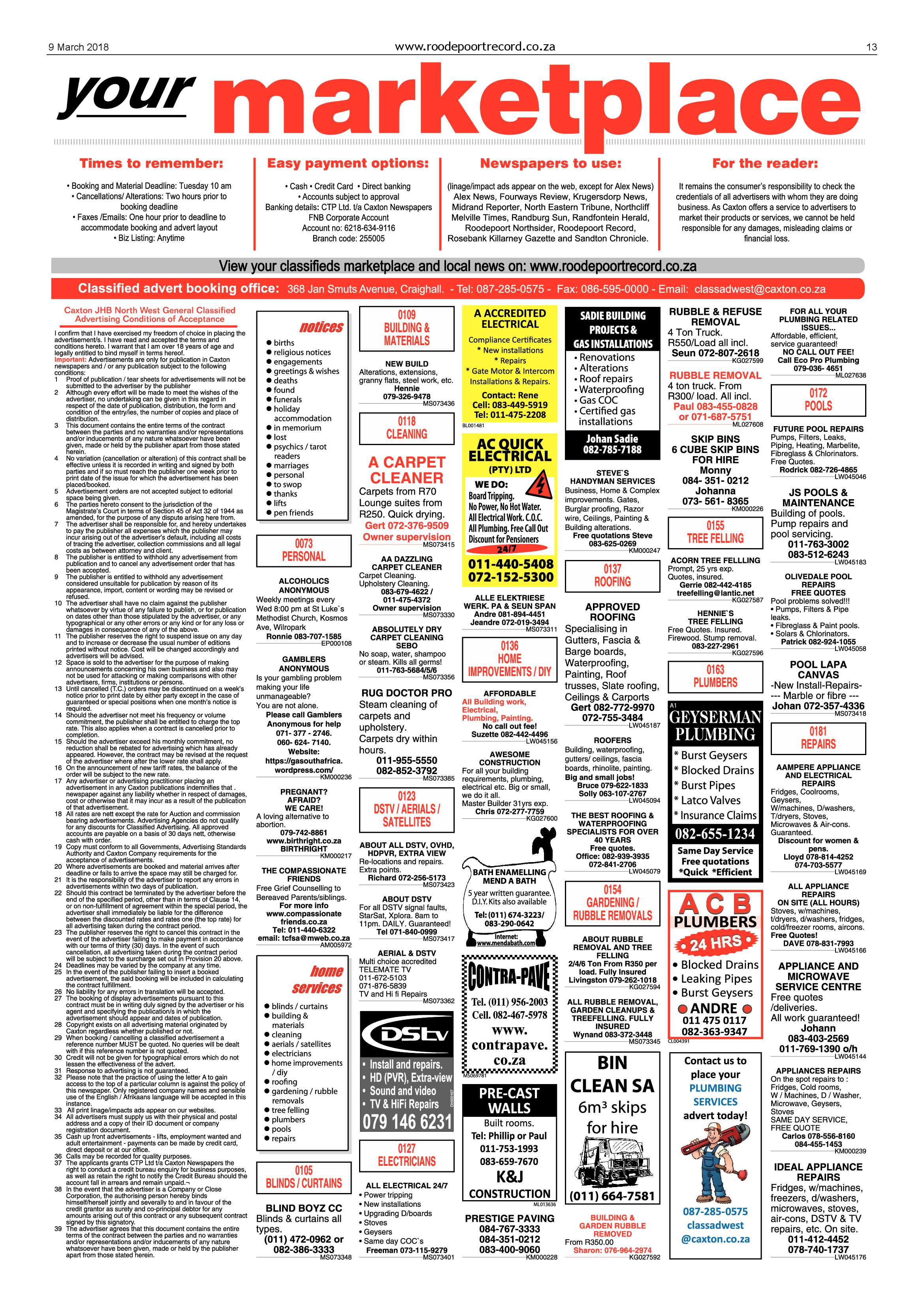 Roodepoort Record 9 March 2018 page 13