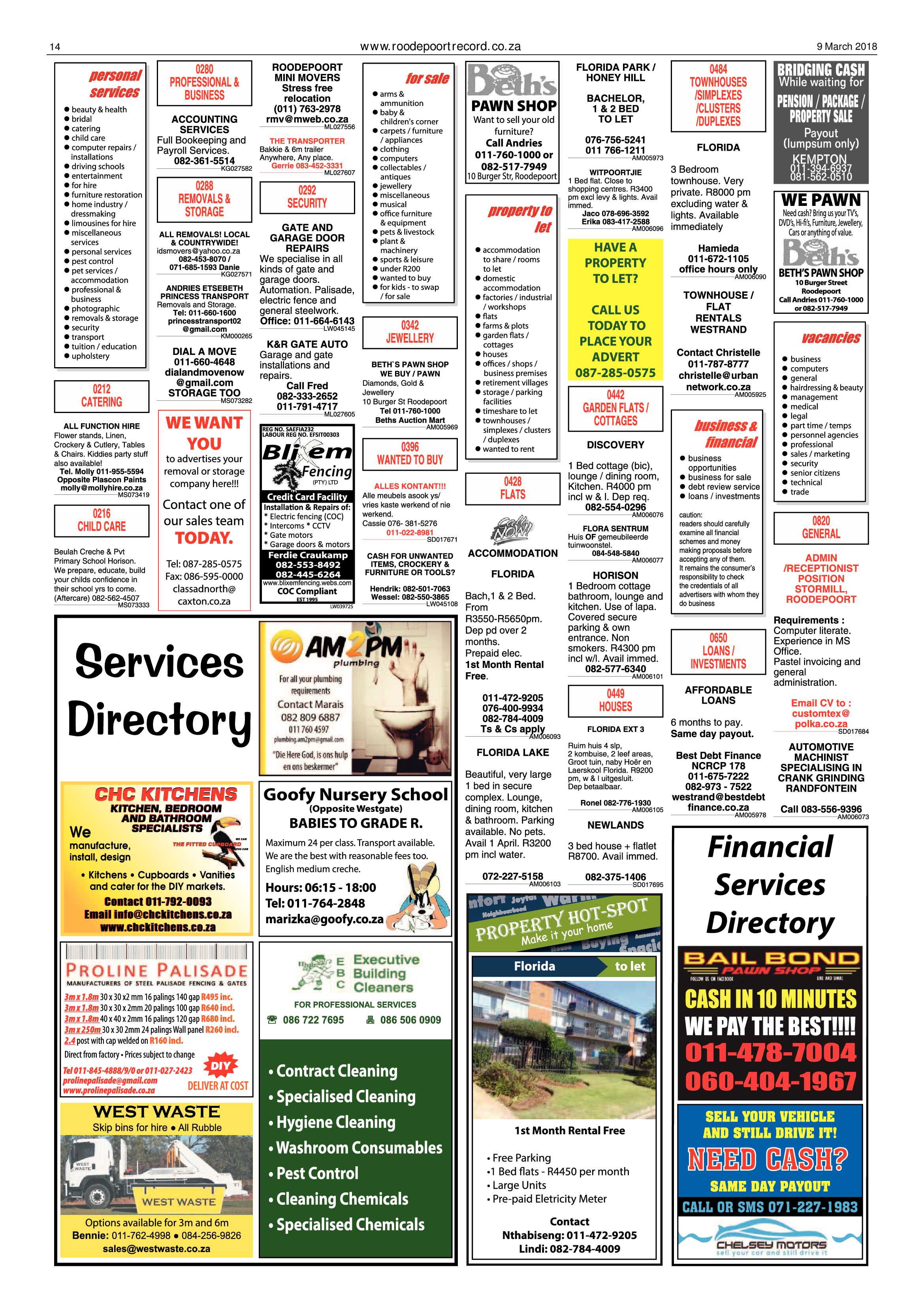 Roodepoort Record 9 March 2018 page 14