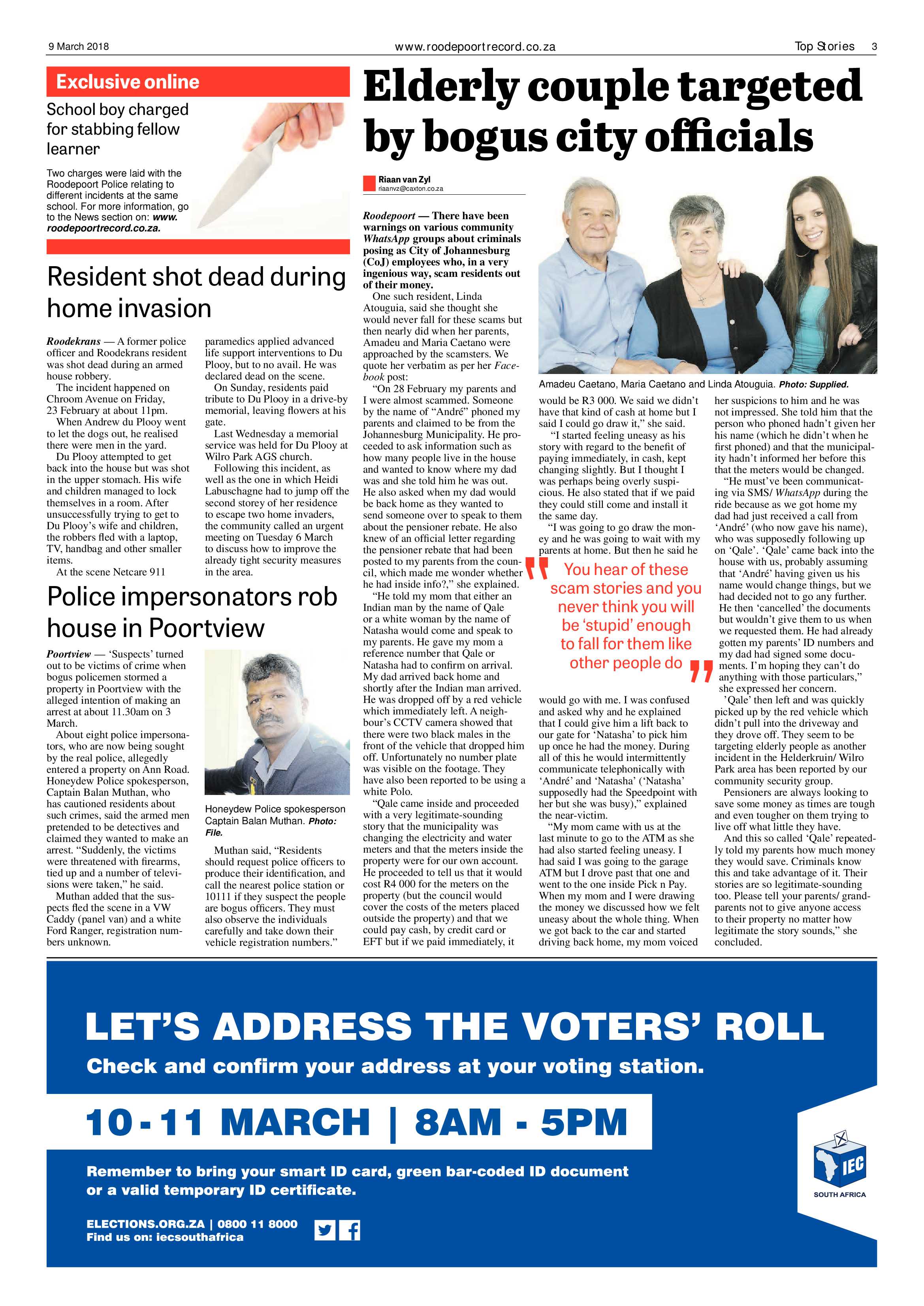 Roodepoort Record 9 March 2018 page 3