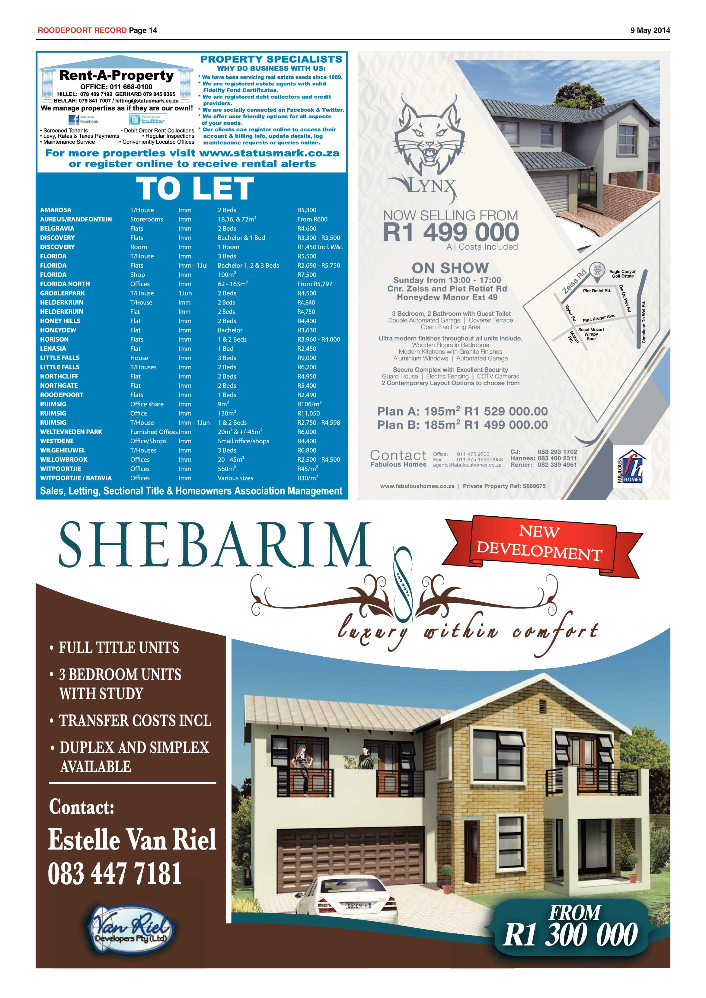 Roodepoort Record 9 May 2014 page 14