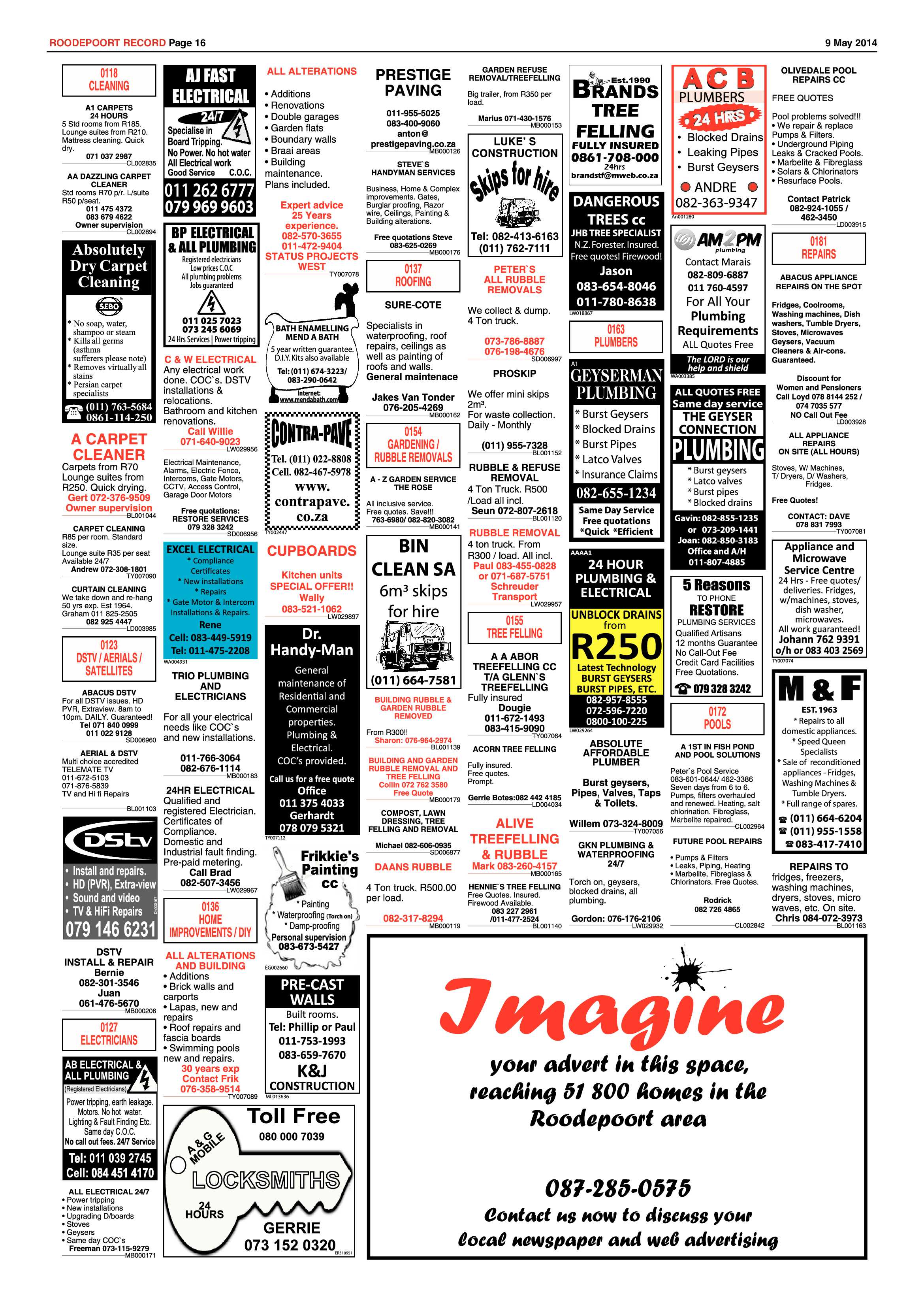 Roodepoort Record 9 May 2014 page 16