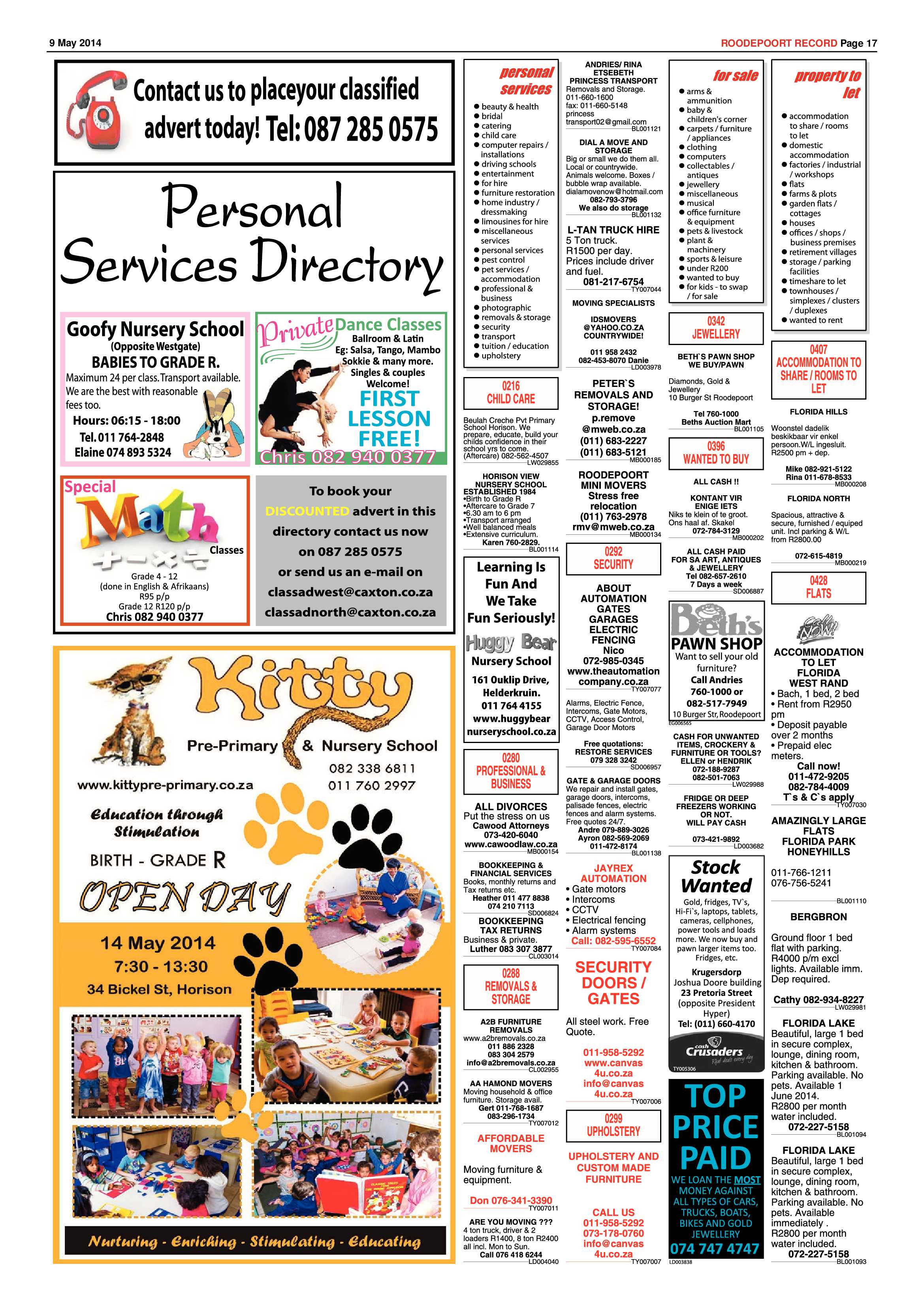 Roodepoort Record 9 May 2014 page 17