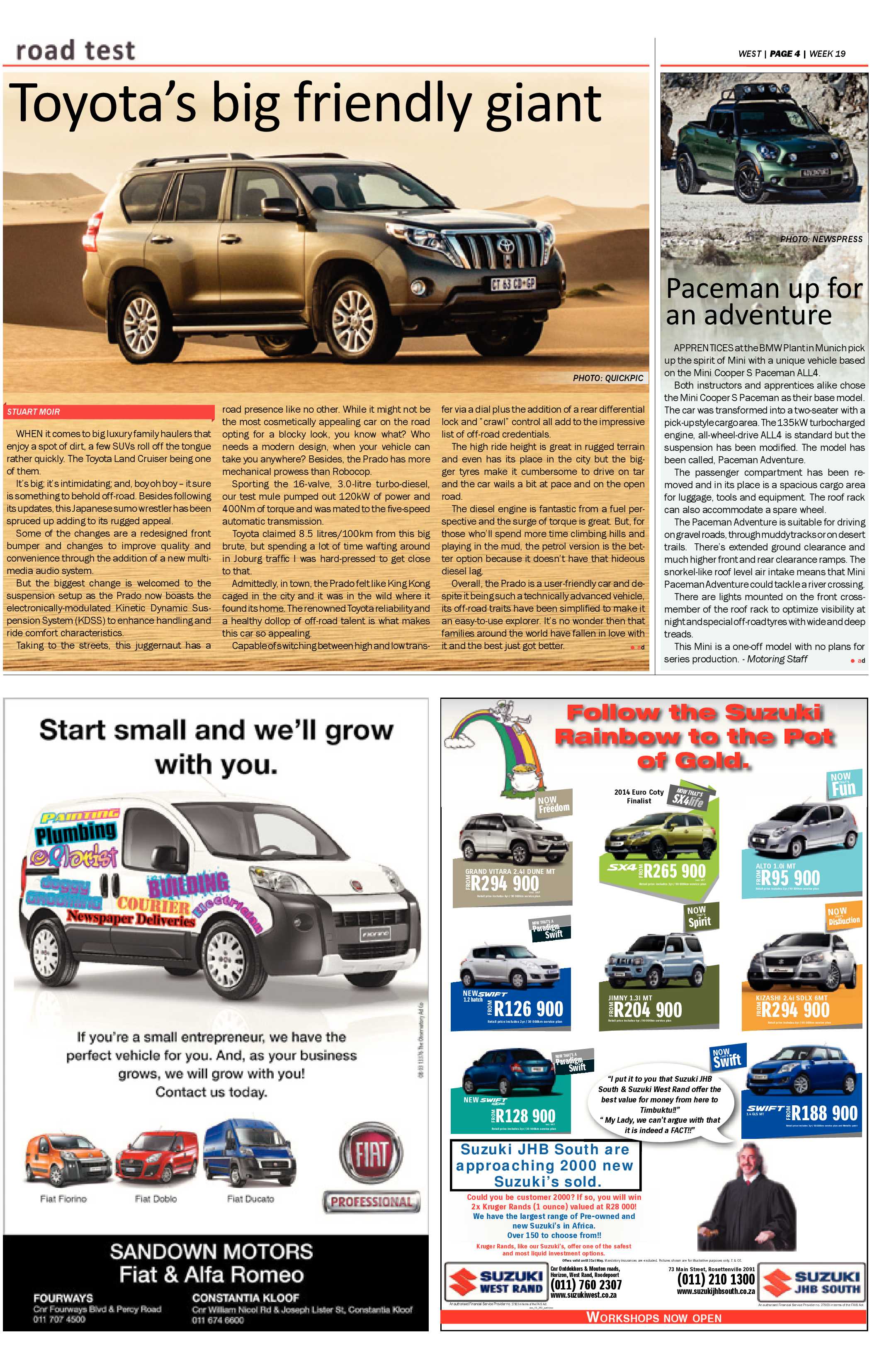 Roodepoort Record 9 May 2014 page 24