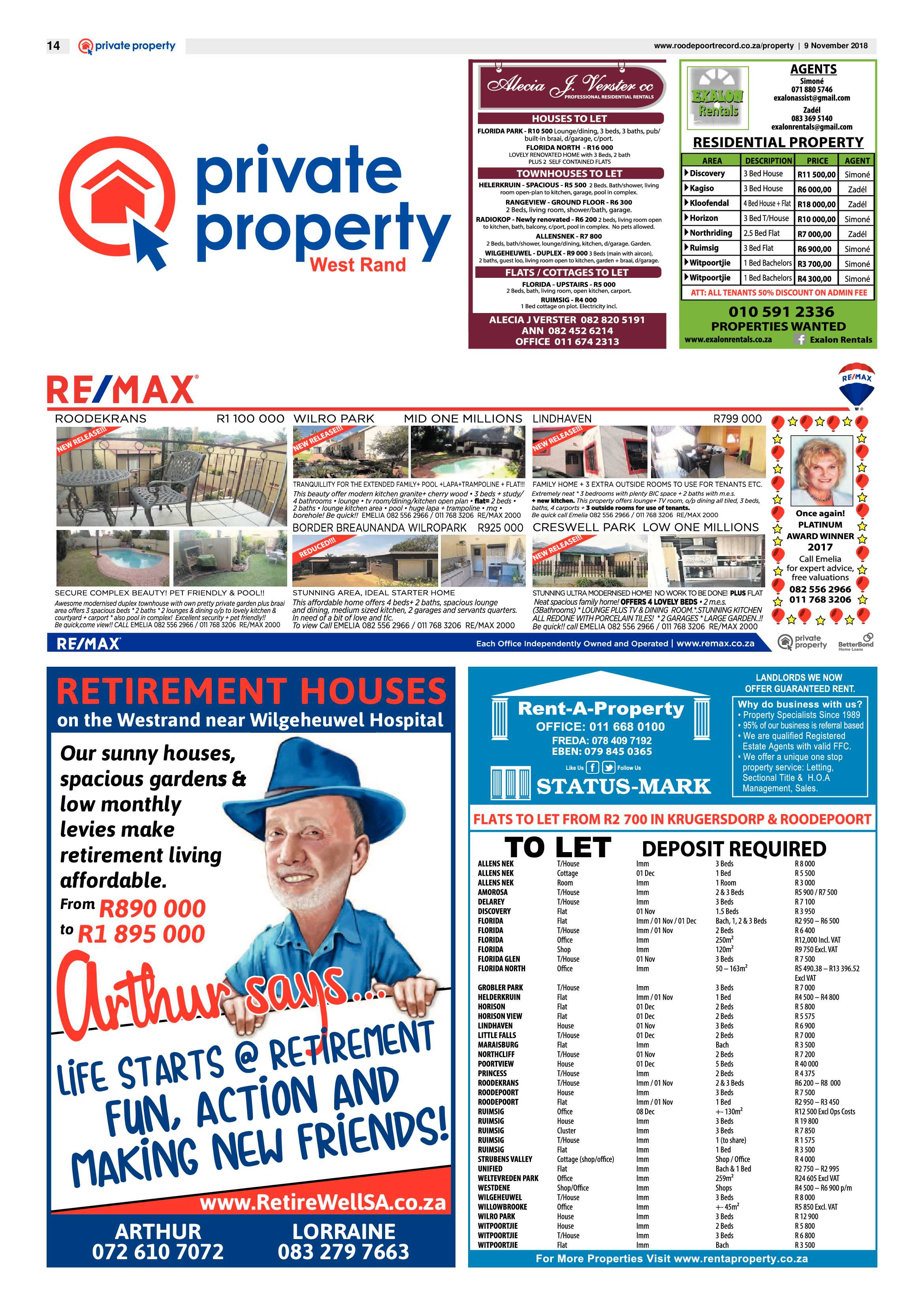 Roodepoort Record 9 November 2018 page 14