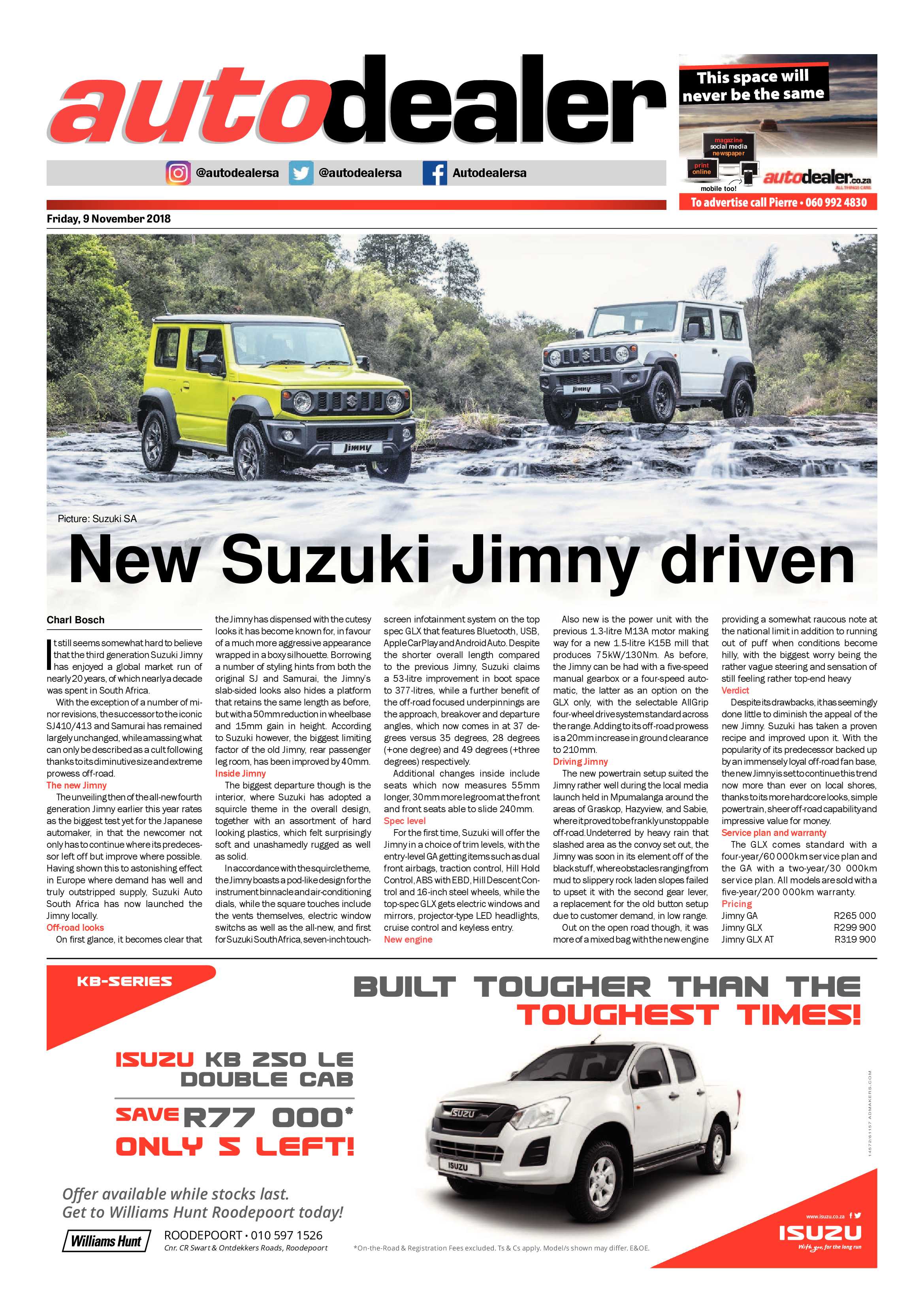 Roodepoort Record 9 November 2018 page 20