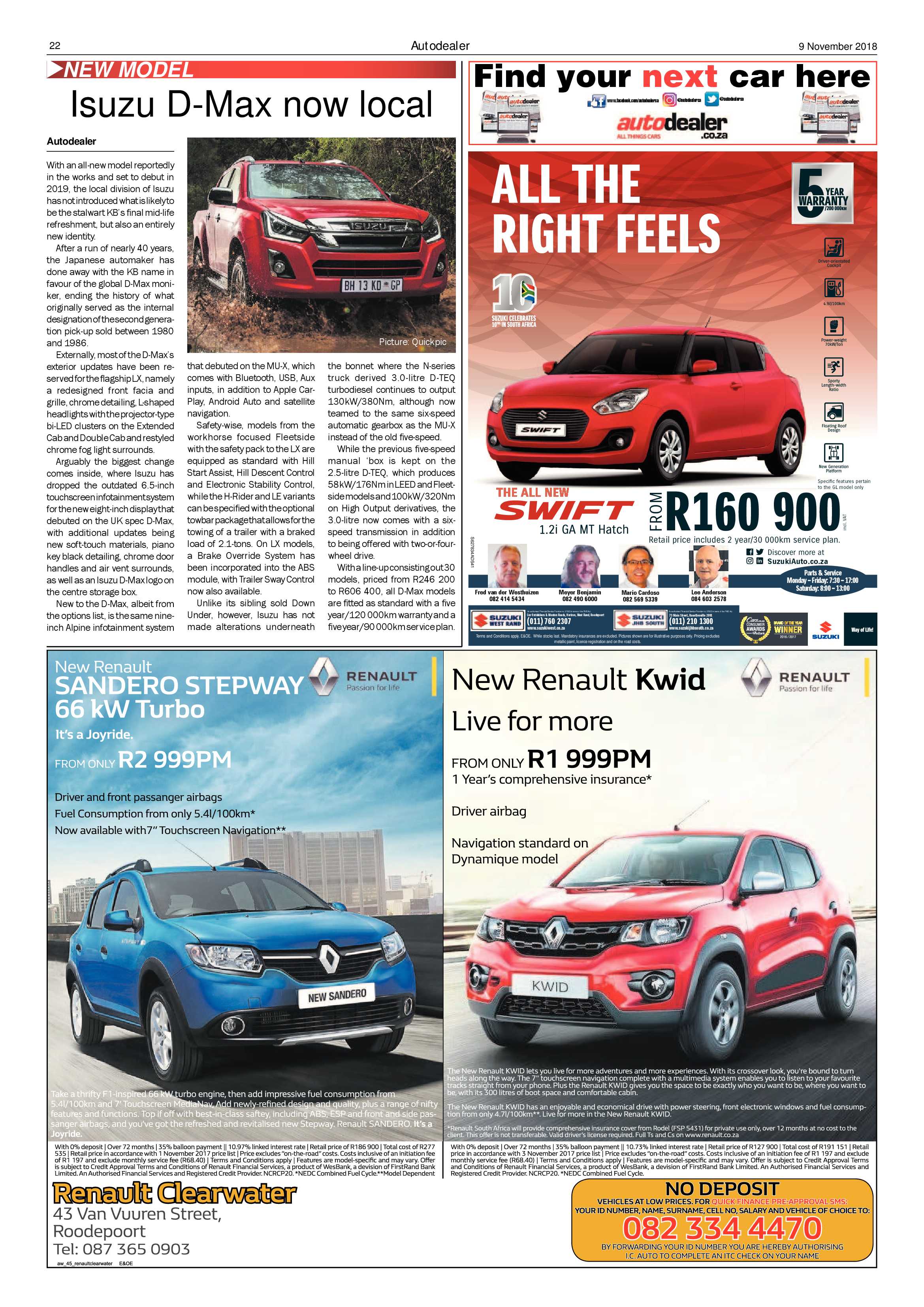 Roodepoort Record 9 November 2018 page 22