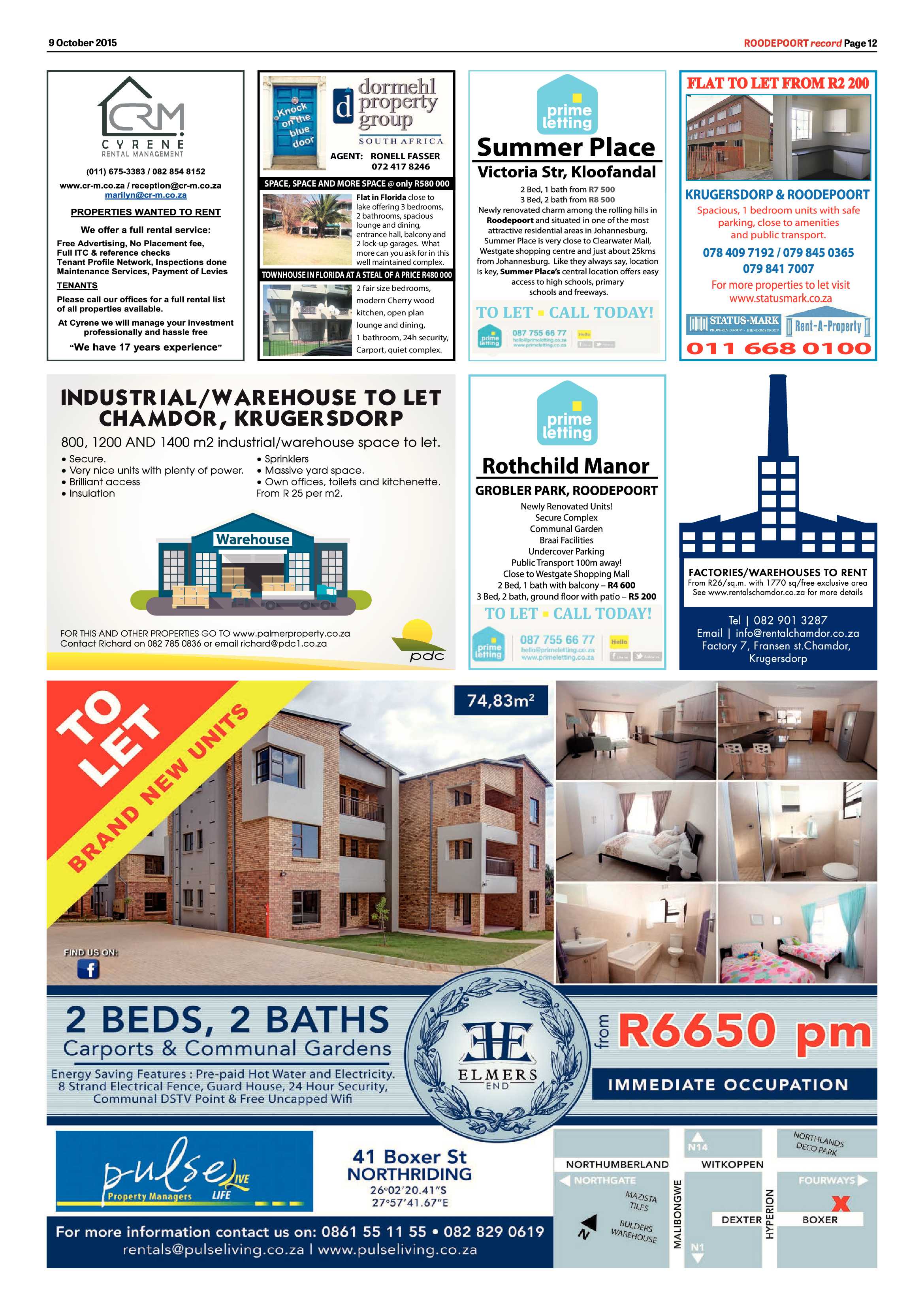 Roodepoort Record 9 October 2015 page 19