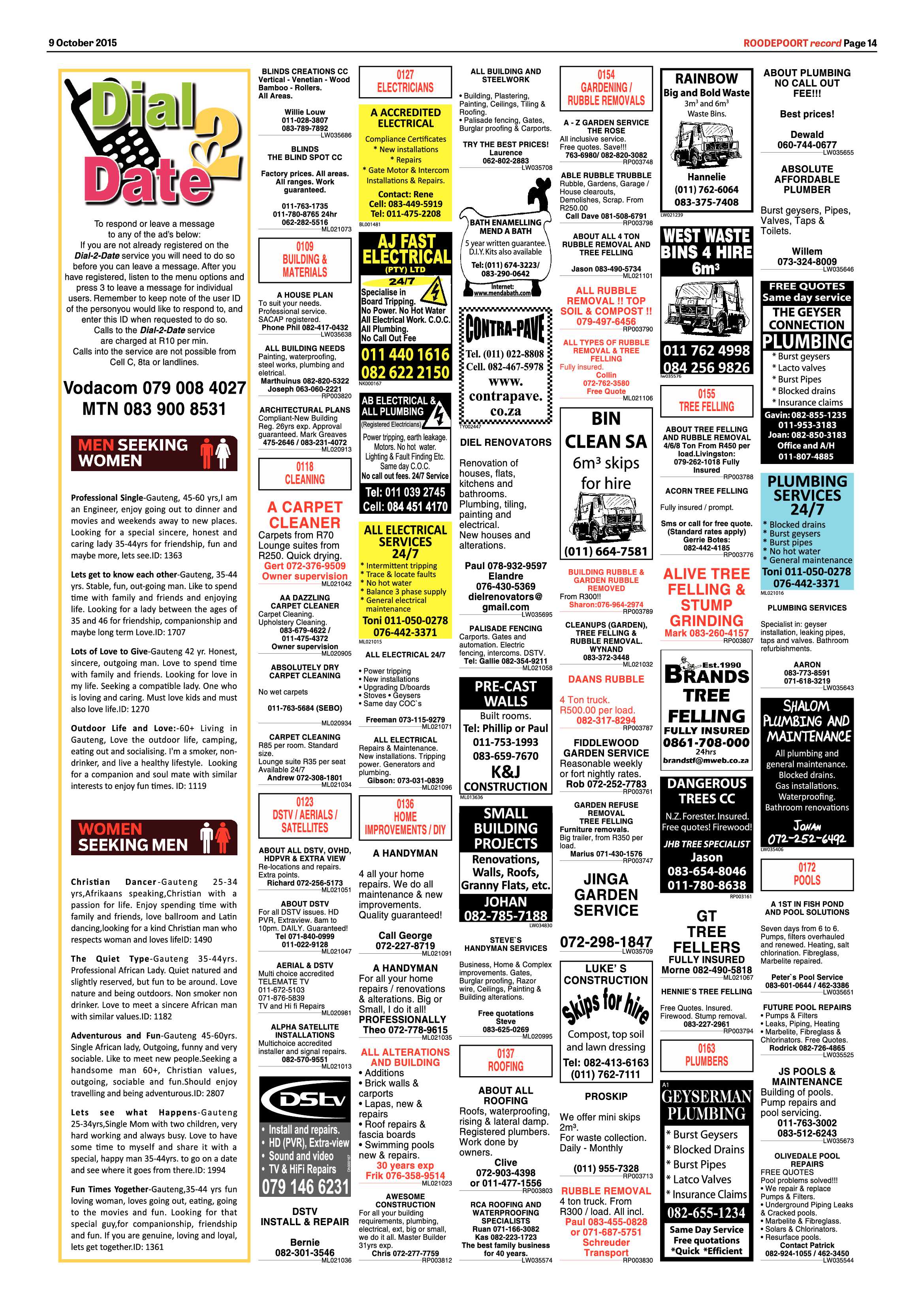 Roodepoort Record 9 October 2015 page 21