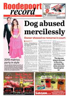 Roodepoort Record 9 October 2015