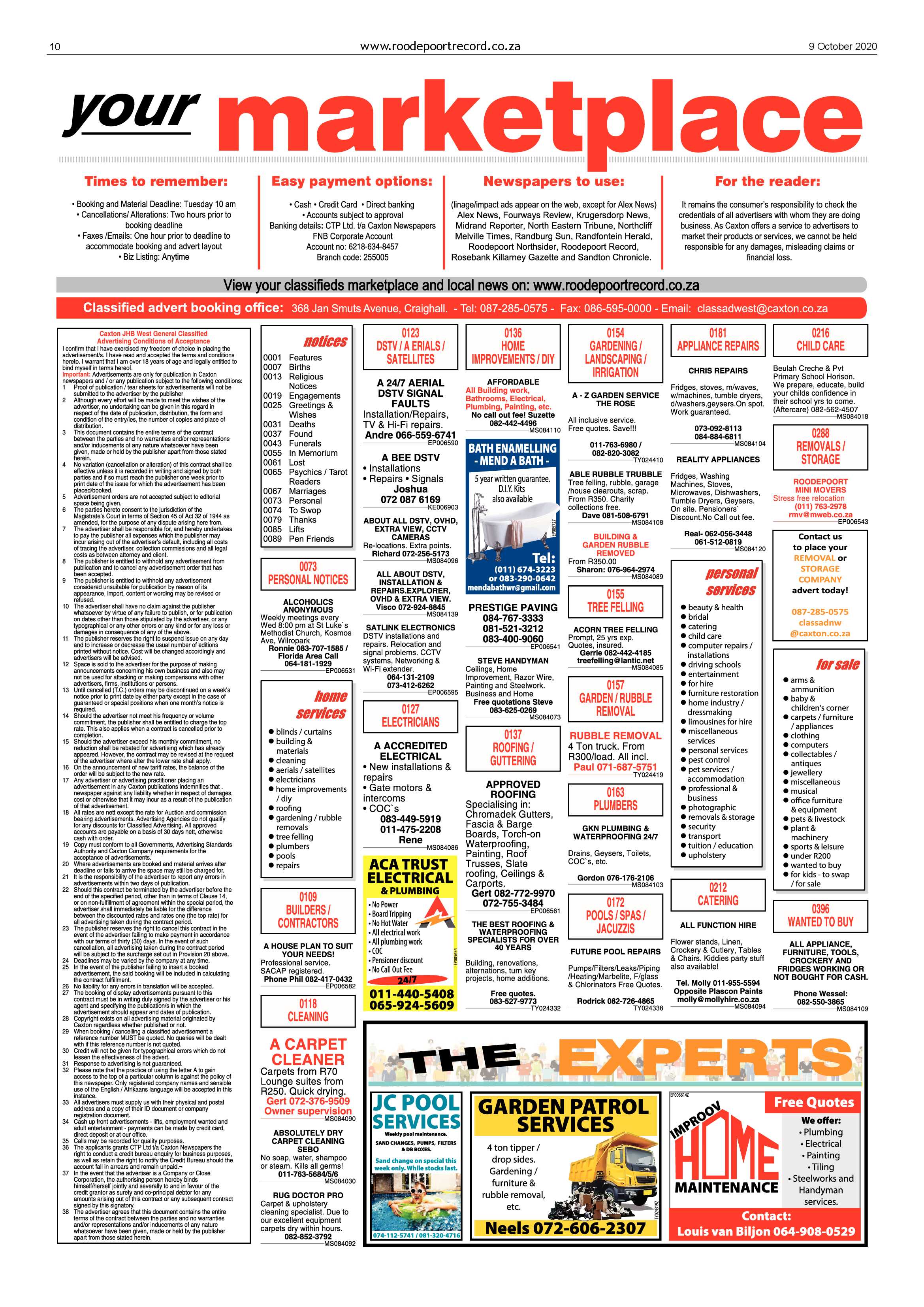 Roodepoort Record 9 October 2020 page 10