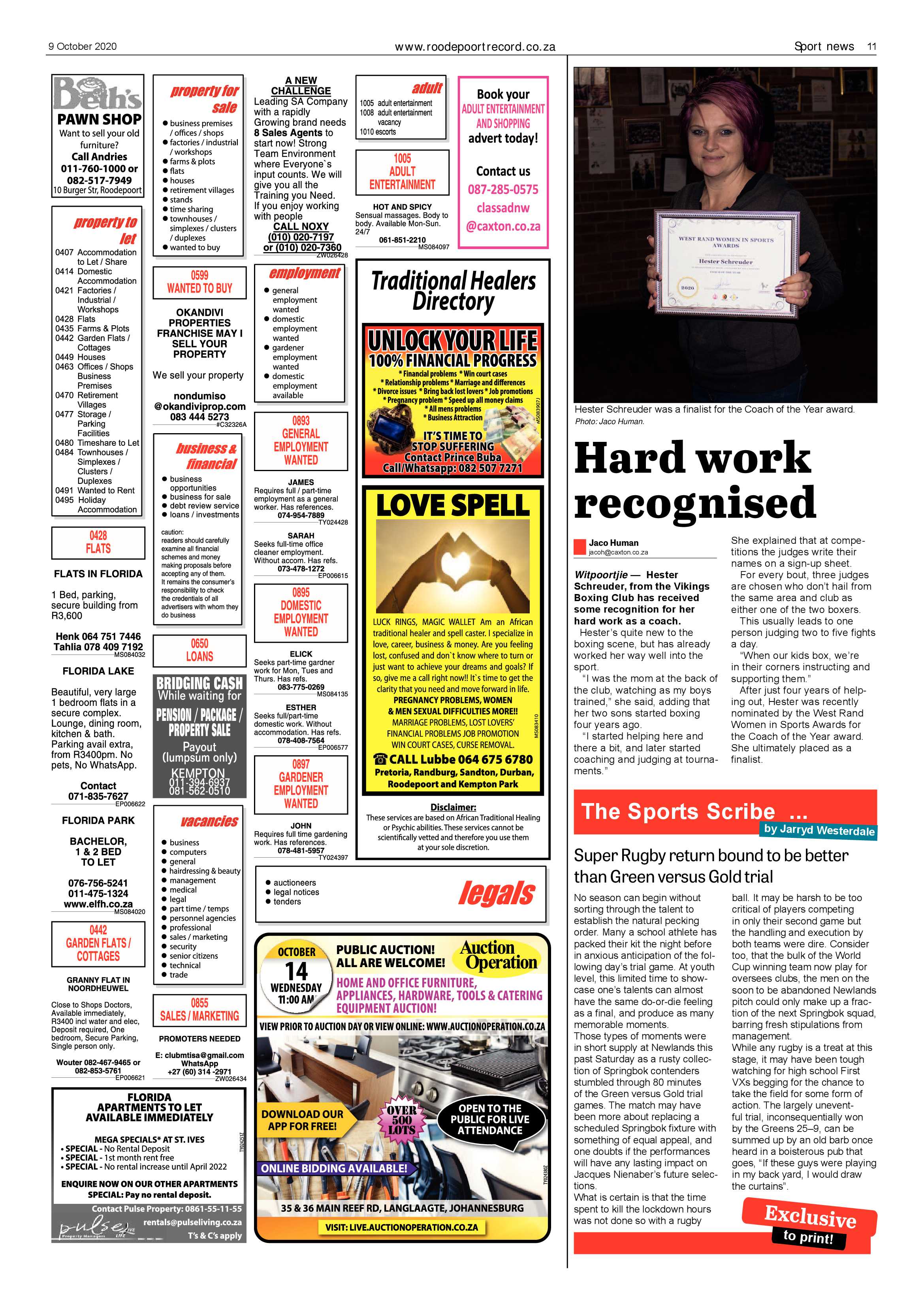 Roodepoort Record 9 October 2020 page 11