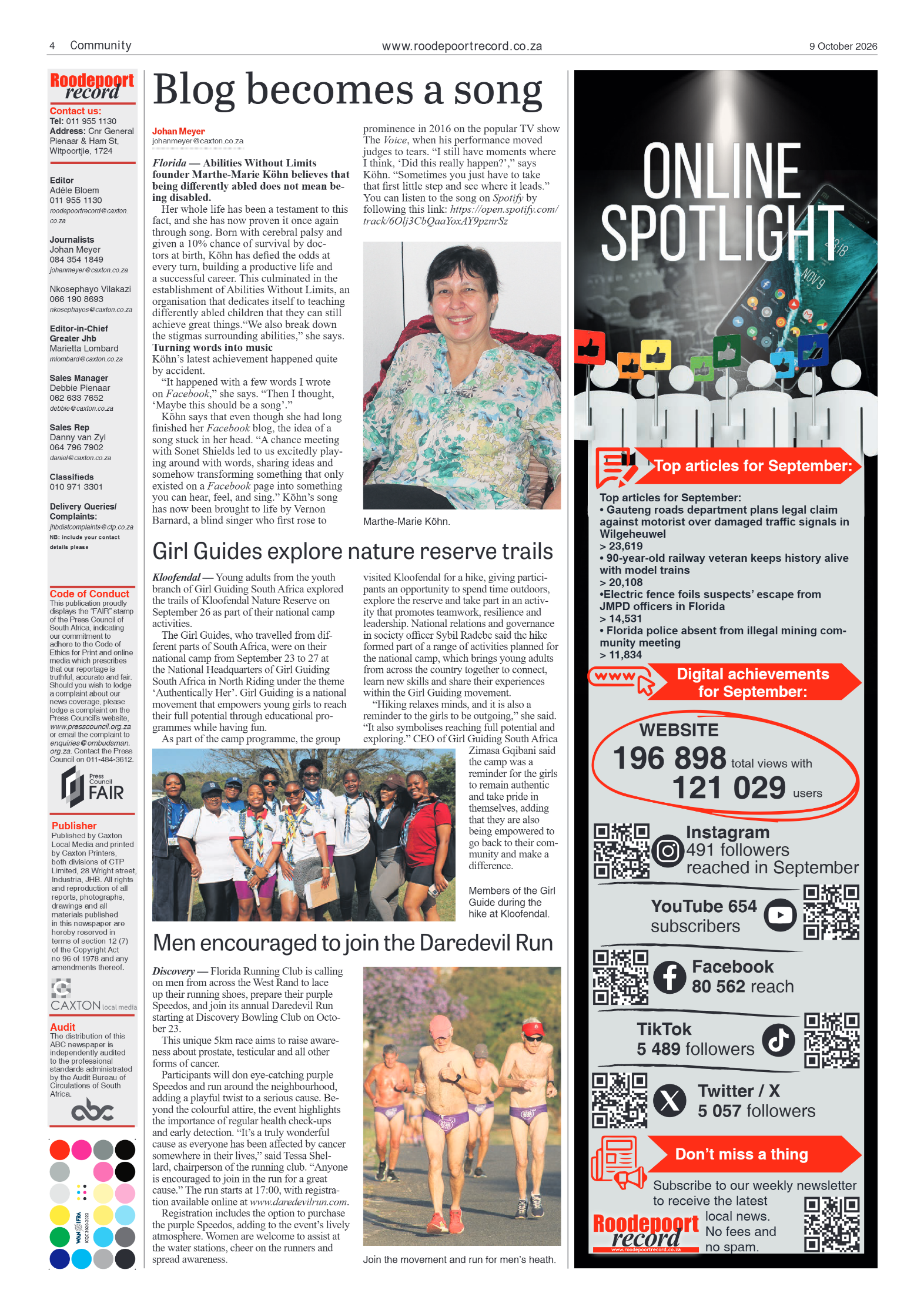 Roodepoort Record 9 October 2026 page 4