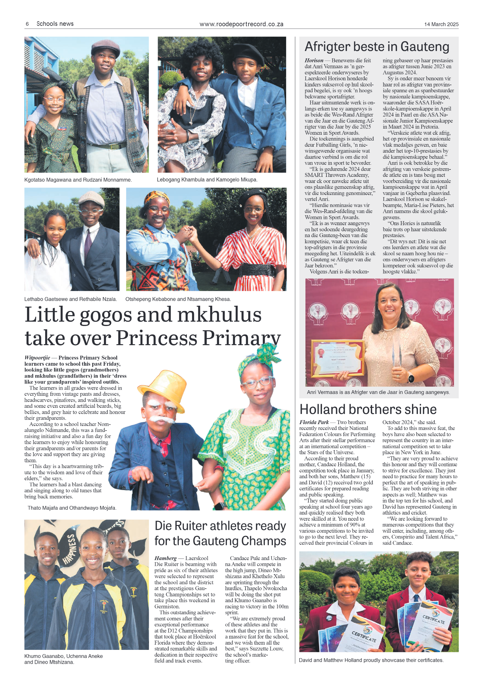 Roodepoort Record 14 March 2025 page 6