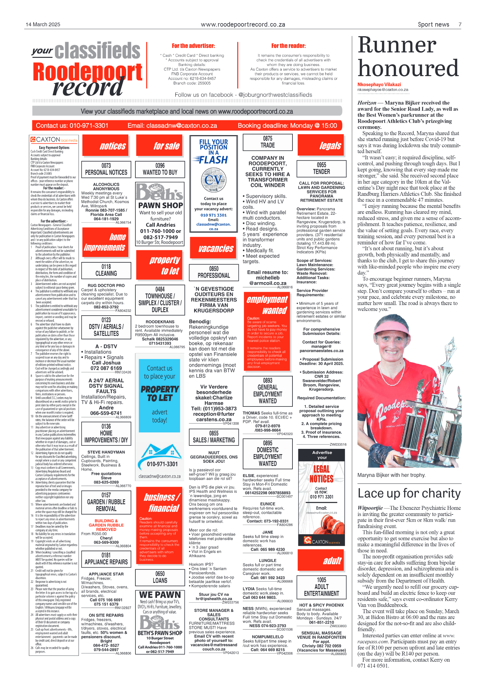 Roodepoort Record 14 March 2025 page 7
